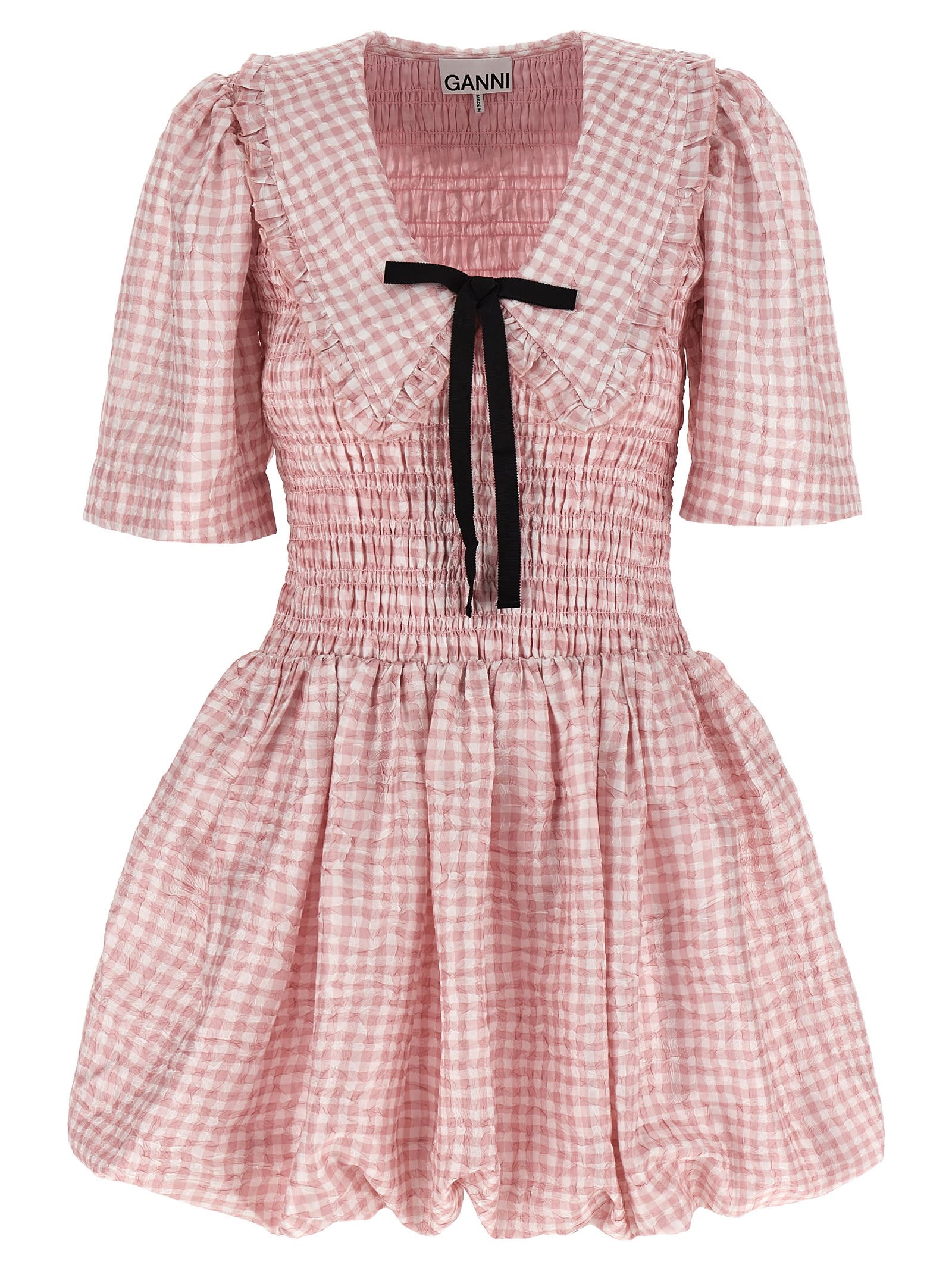 ワンピース Ganni 'Pink Check' dress Ganni 'pink Check' Dress | italist