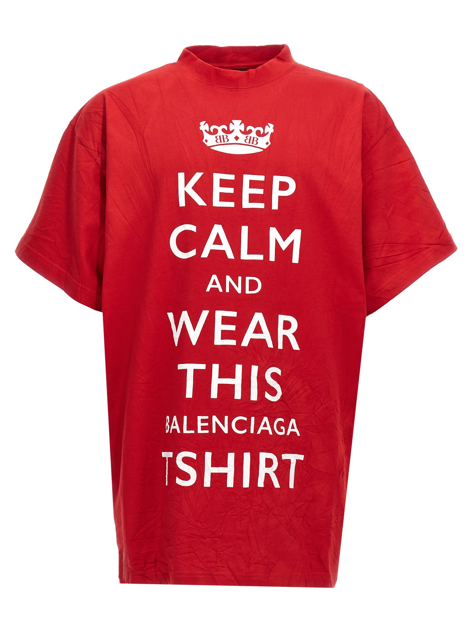 BALENCIAGA KEEP CALM Tシャツ Balenciaga 'keep Calm' T-shirt | italist
