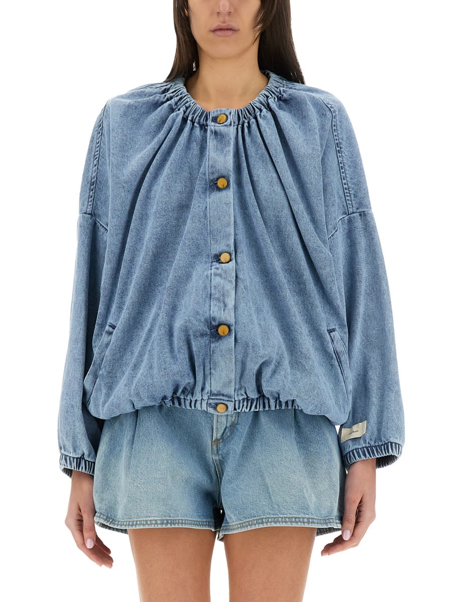 ジャケット ALYSI SS25 (205907 P5046BB) Alysi Denim Bomber Jacket | italist