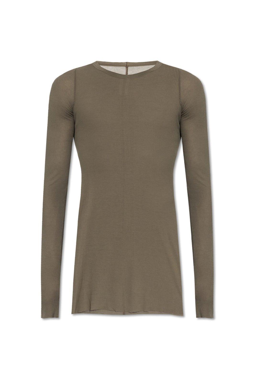 【送料&関税込】Rick Owens Long-sleeved Ribbed T-shirt Rick Owens Long-sleeved Ribbed T-shirt | italist