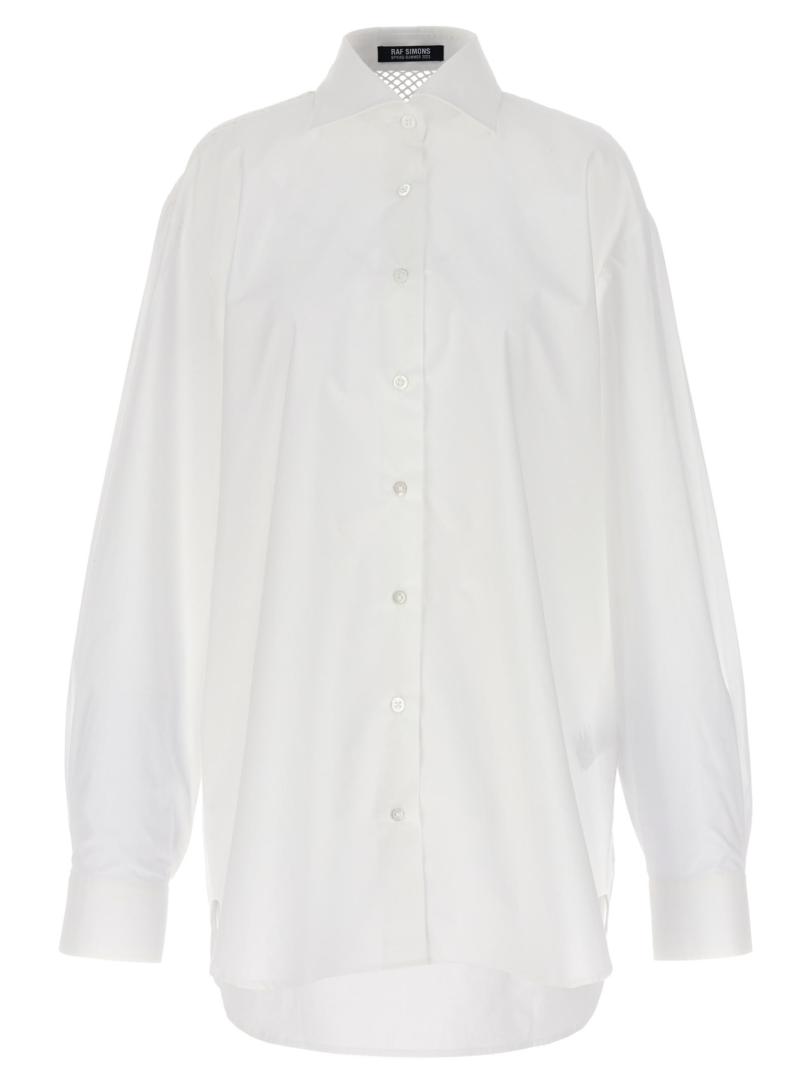 Raf Simons Mesh Insert Shirt | italist Raf Simons Mesh Insert Shirt | italist