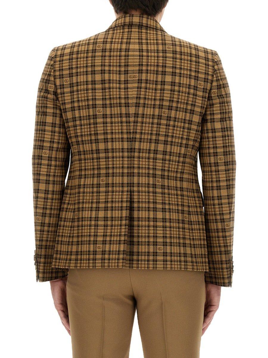 【送料&関税込】Gucci Checkered Button-up Jacket Gucci Checkered Button-up Jacket | italist