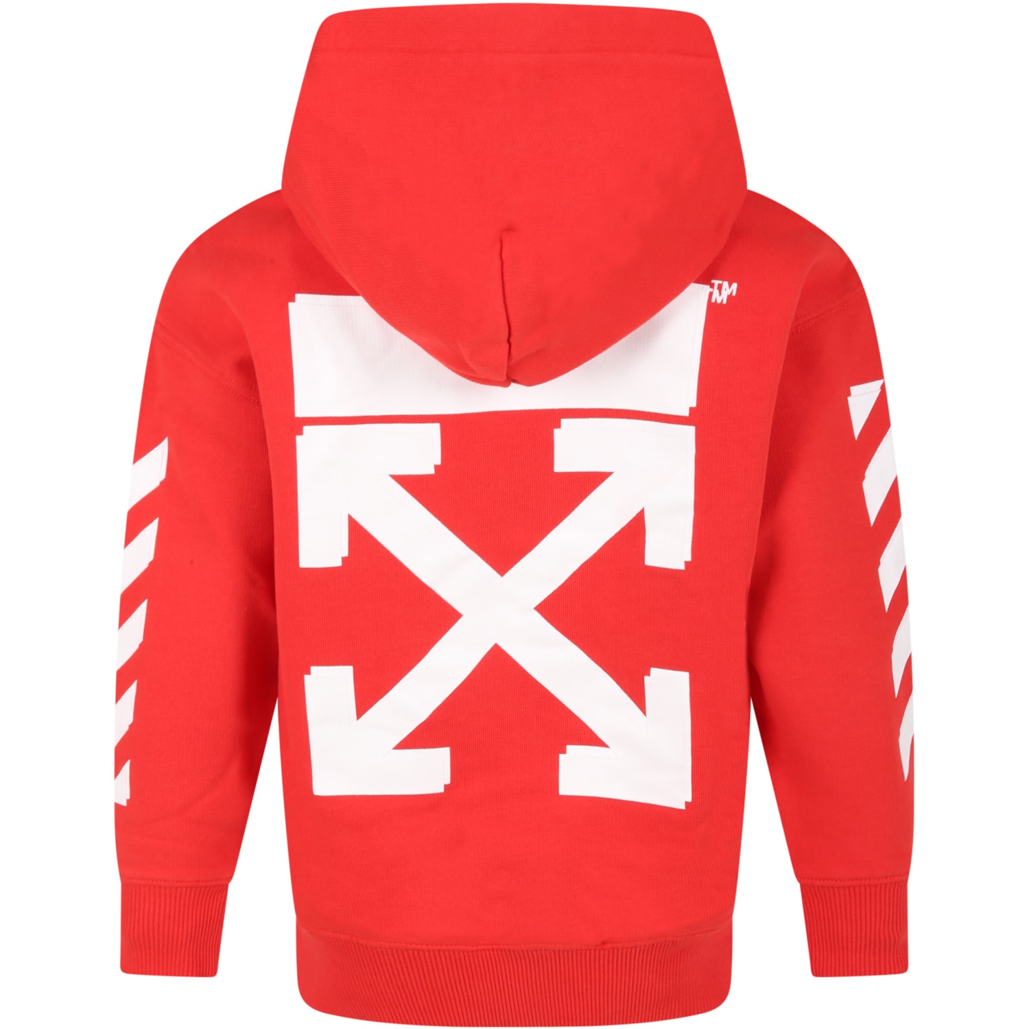 Off-White Red For Kids With Logo | ALWAYS A SALE