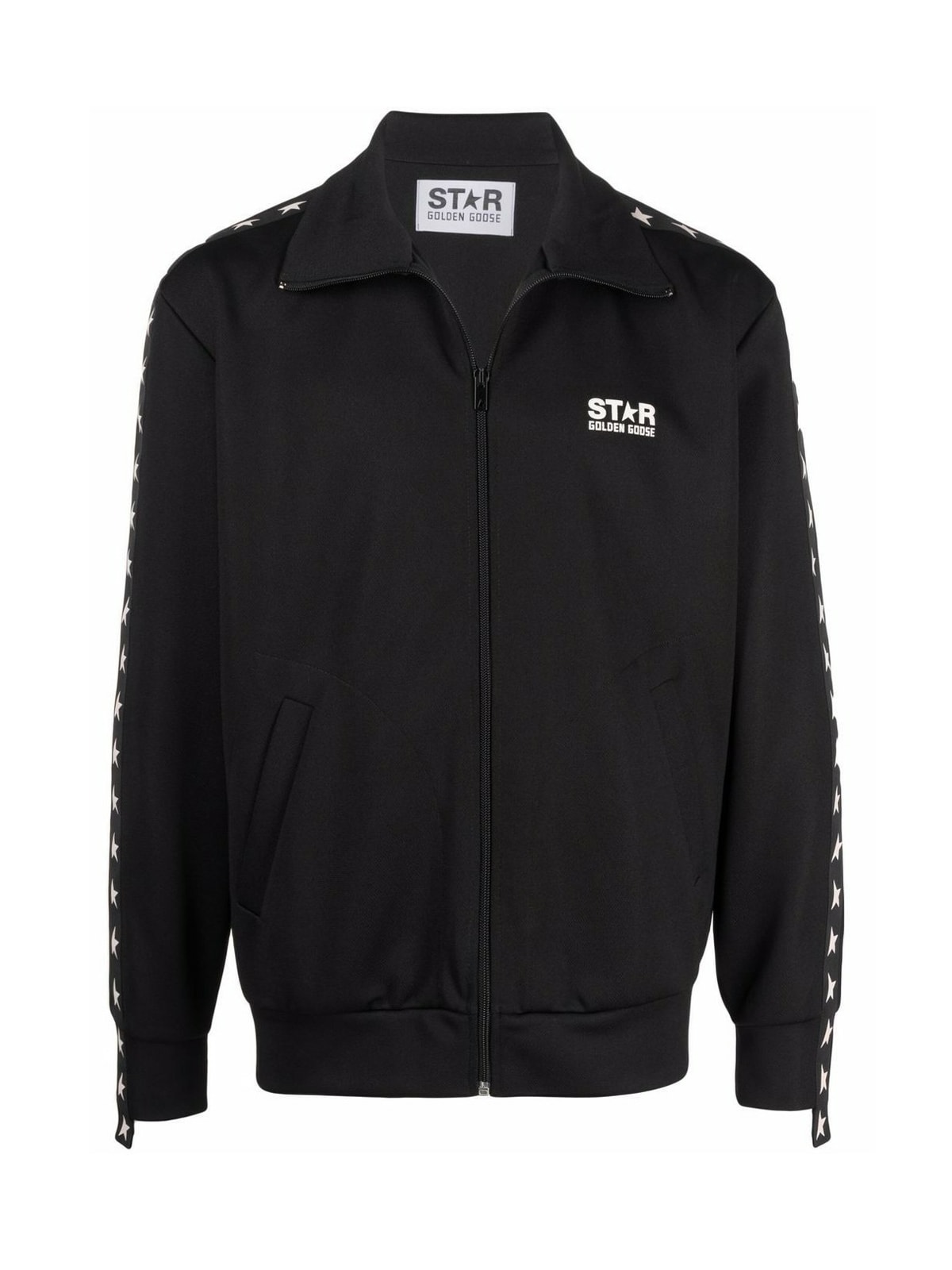 Star/m`s Zipped Track Jacket Denis/technical Jersey/ Logo Star/ Strip