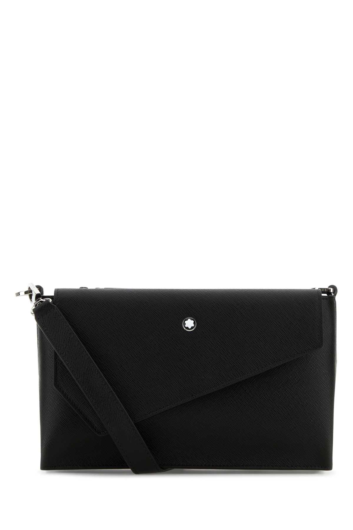 ショルダーバッグ MONTBLANC BLACK LEATHER CROSSBODY BAG Montblanc Black Leather Crossbody Bag | italist