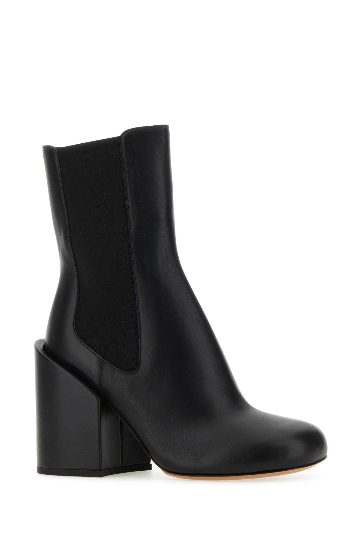 ショートブーツ・ブーティ SPORTMAX Black leather Etra ankle boots SportMax Black Leather Etra Ankle Boots | italist