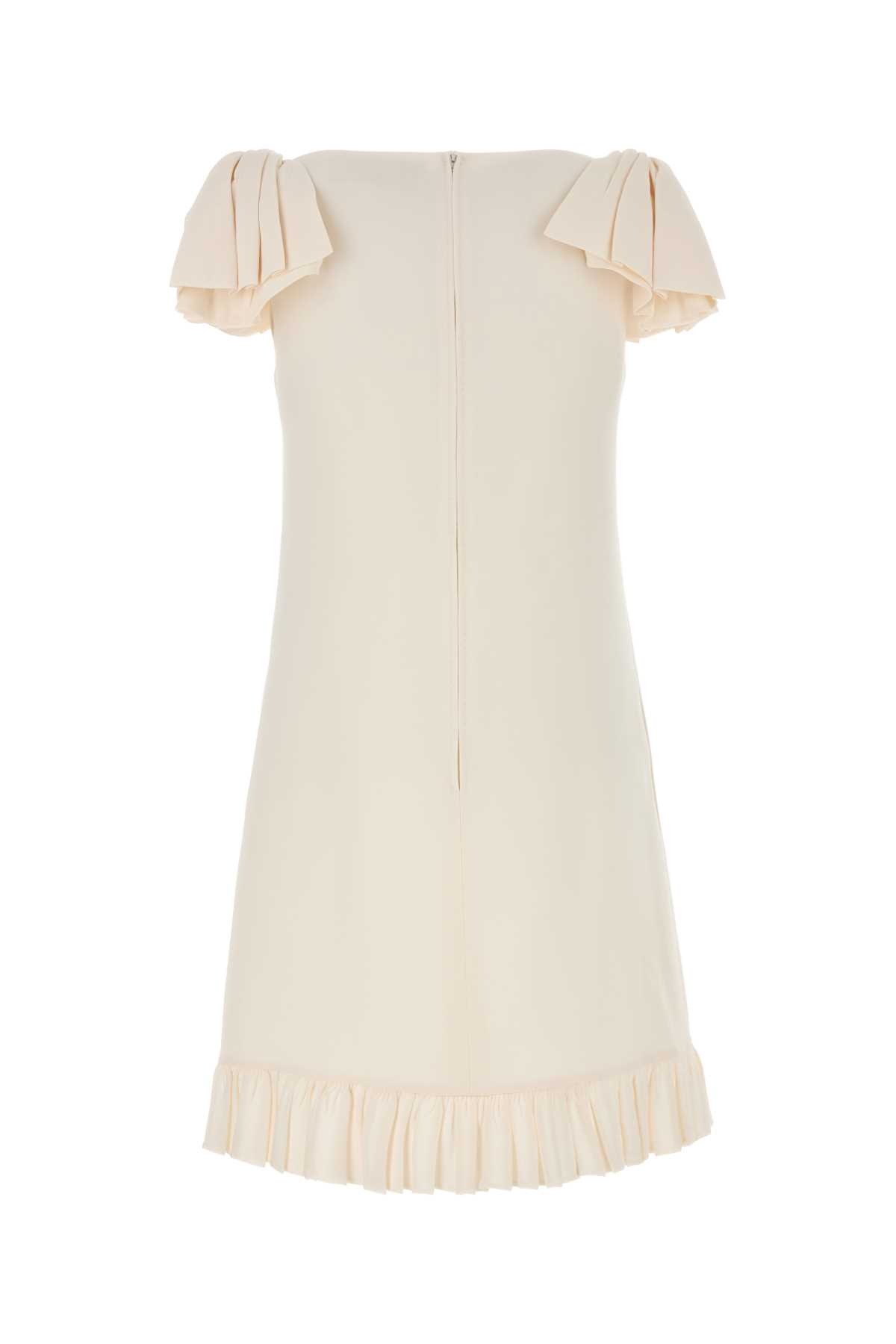 ワンピース Valentino Garavani Ivory Wool Blend Dress Valentino Ivory Wool Blend Dress | italist