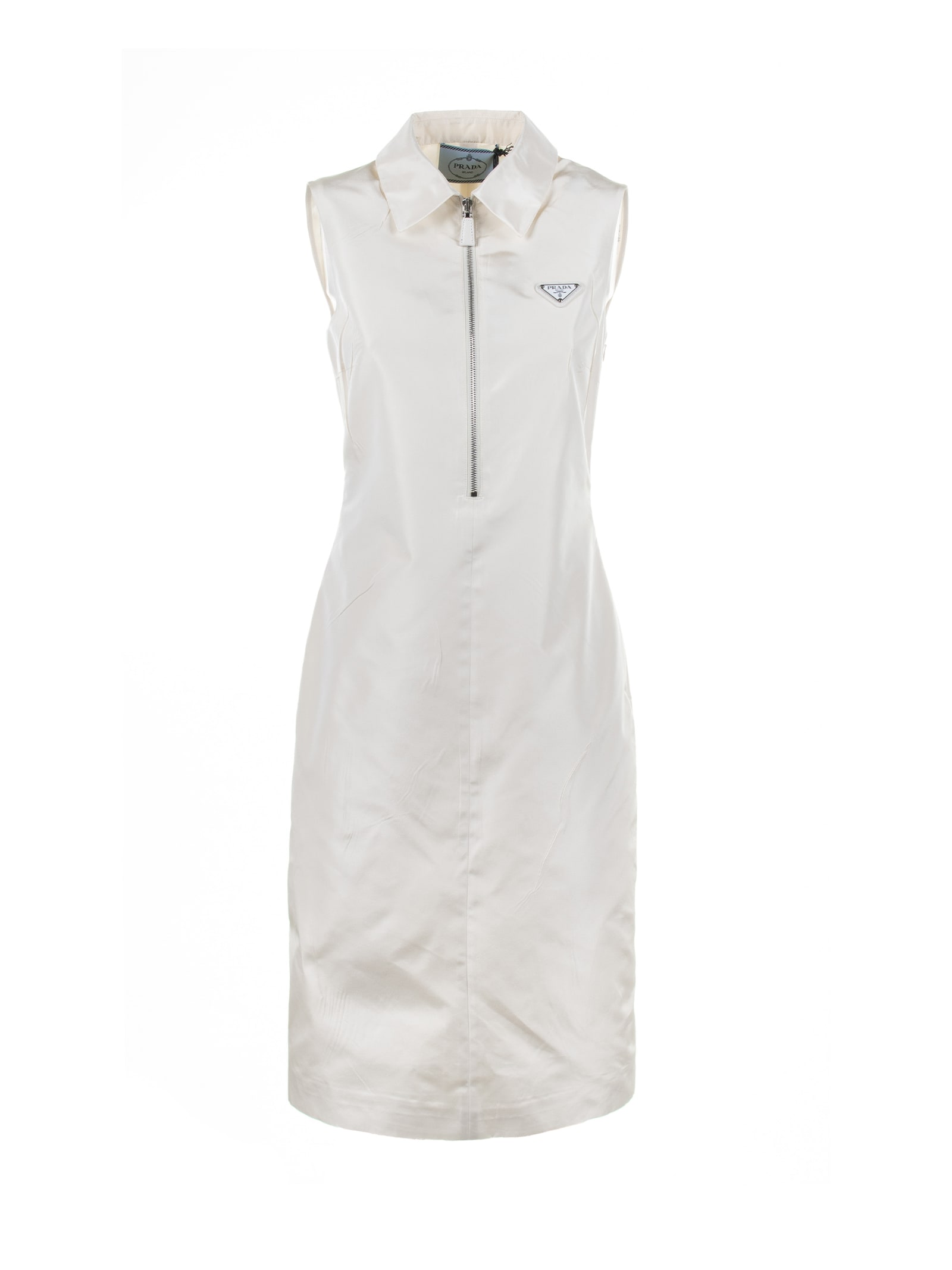 white faille dress