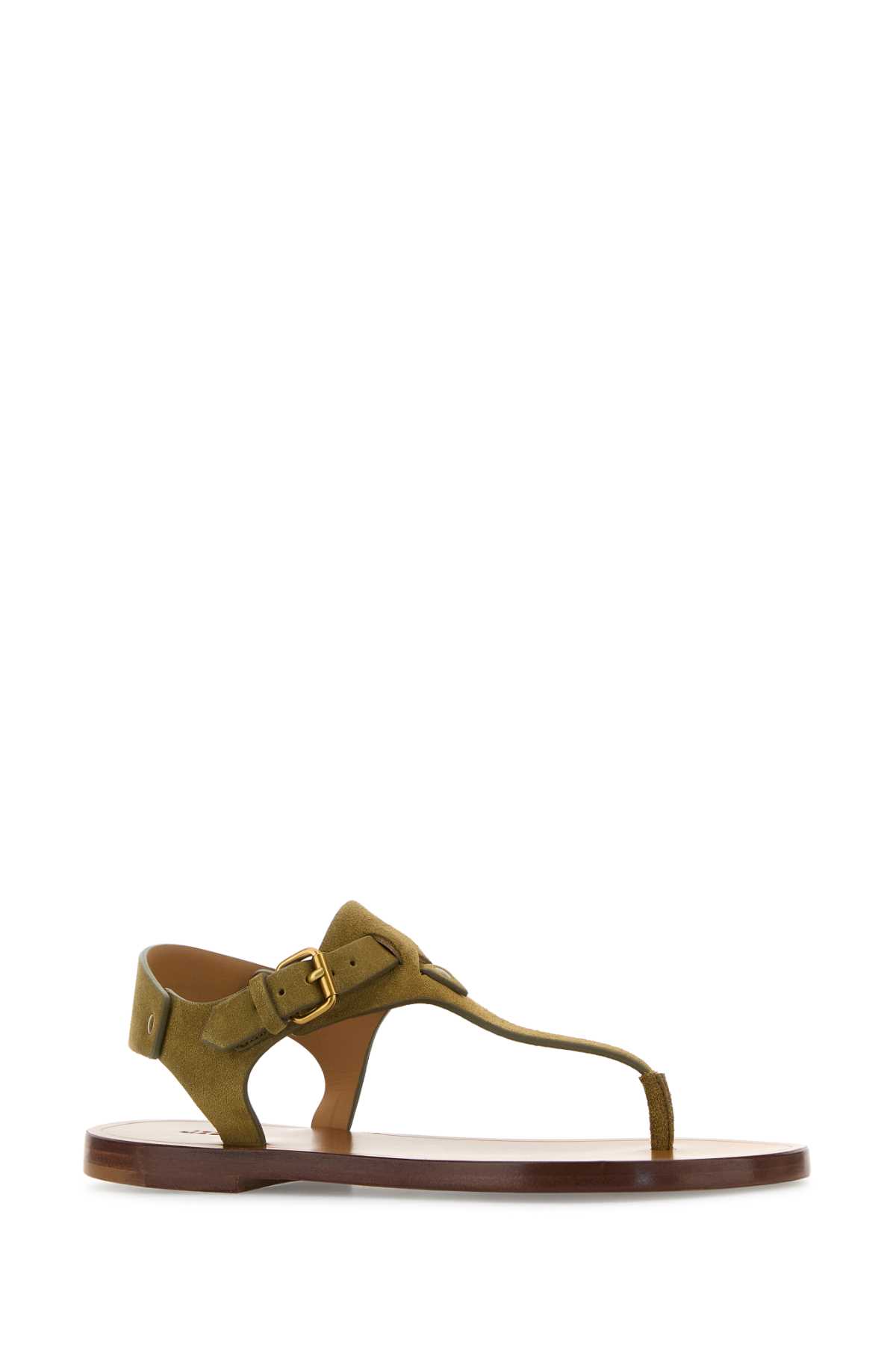【送料&関税込】Isabel Marant Army Green Suede Thong Sandals Isabel Marant Army Green Suede Thong Sandals | italist