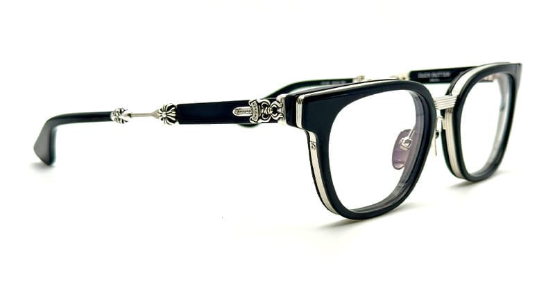 【送料&関税込】Chrome Hearts Duck Butter - Black / Gold Rx Chrome Hearts Duck Butter Black Gold Plated Eye Glasses