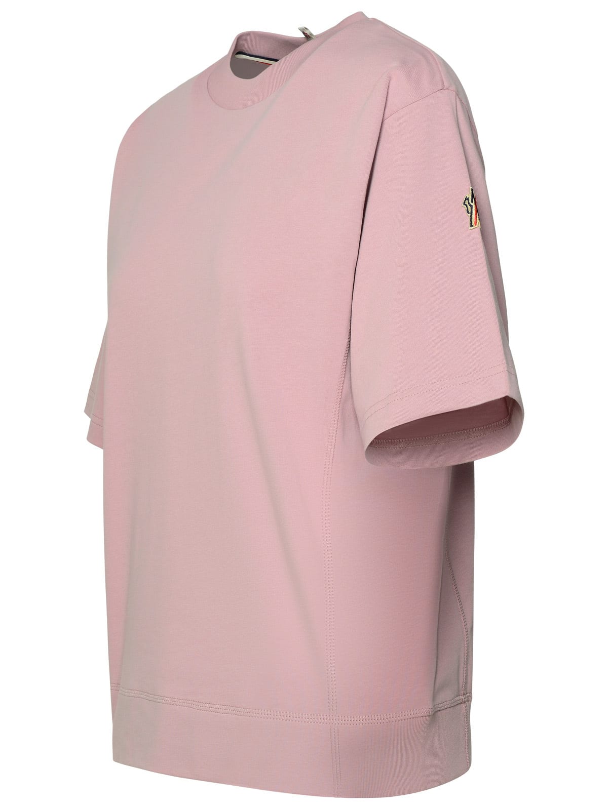 【関税込み】Moncler Grenoble ピンク Maglia Tシャツ Moncler Grenoble Pink Cotton T-shirt | italist