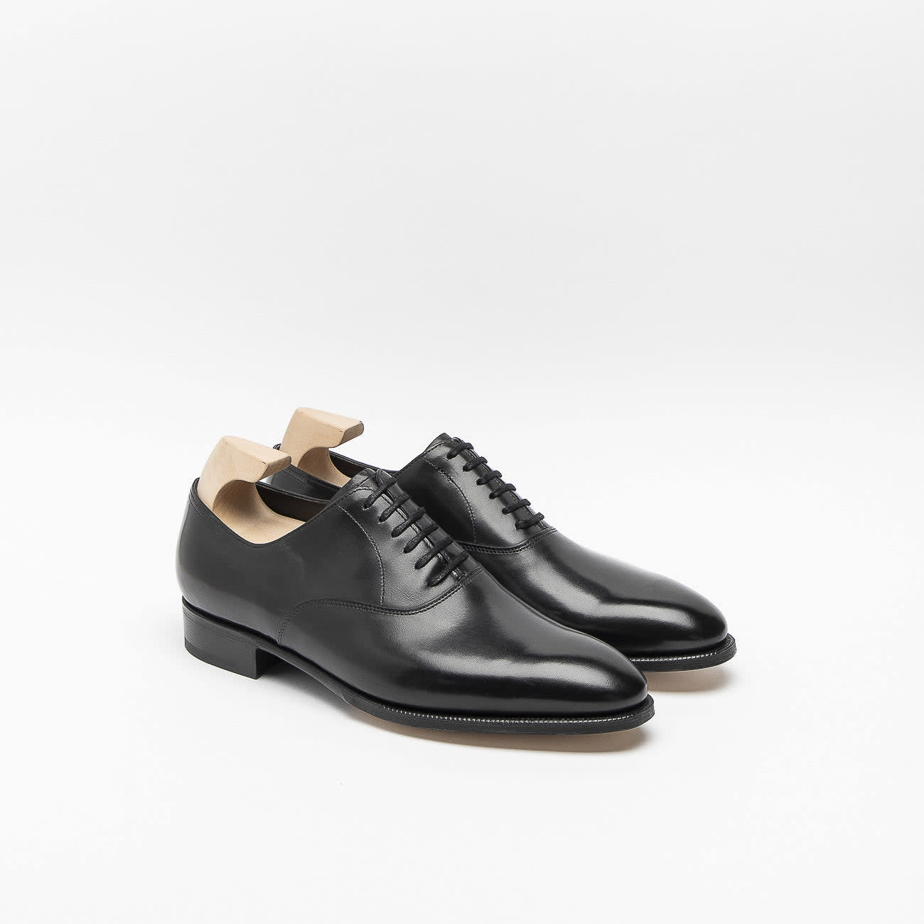 John Lobb Seaton Black Oxford Calf Oxford Shoe | italist, ALWAYS