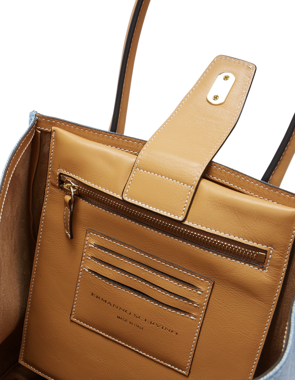 【25SS NEW】ERMANNO SCERVINO / Medium Maggie デニムバッグ Maggie bag collection: women's cross body bags | Ermanno