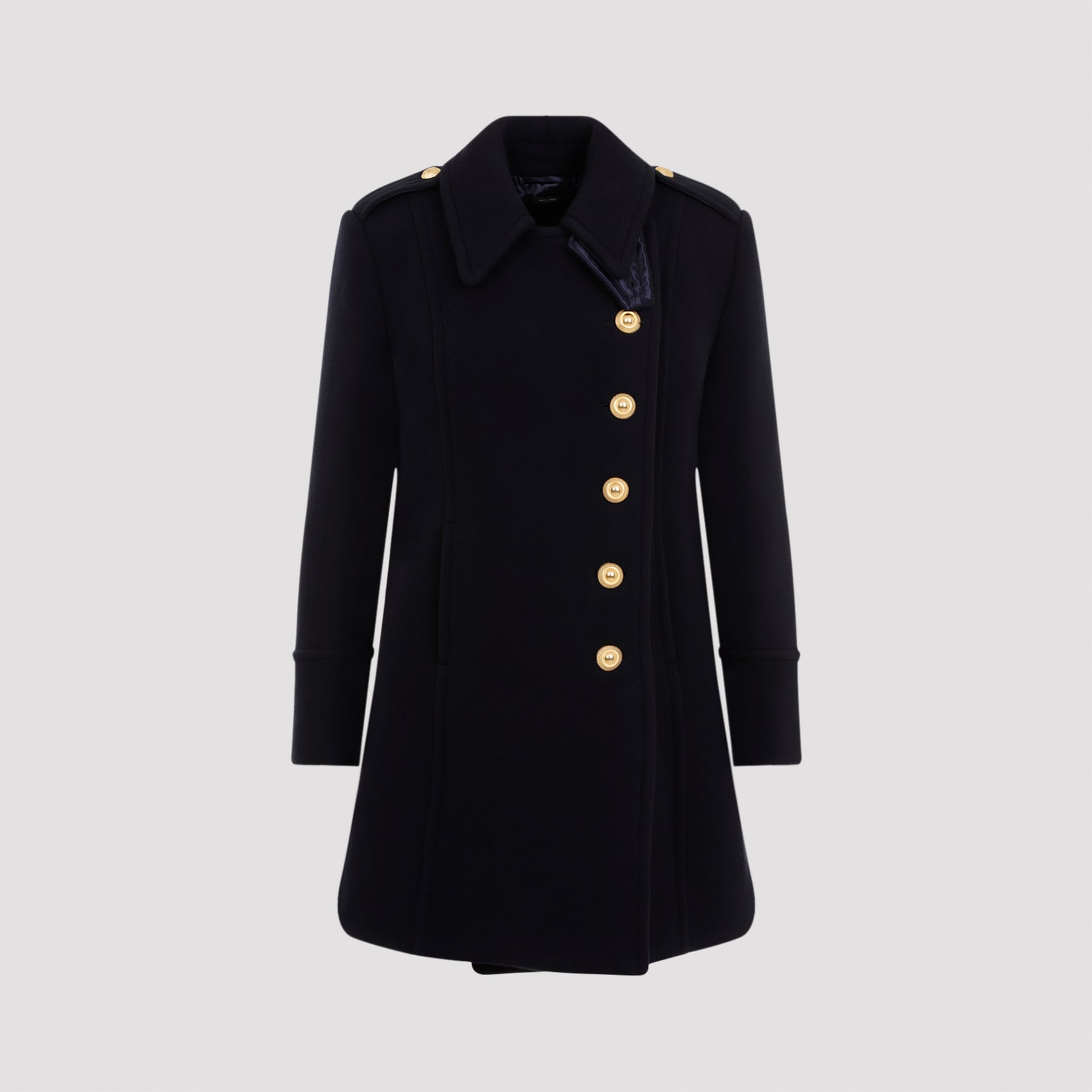コート TOM FORD VIRGIN WOOL COAT Tom Ford - Double-breasted virgin wool coat Multicolor - The