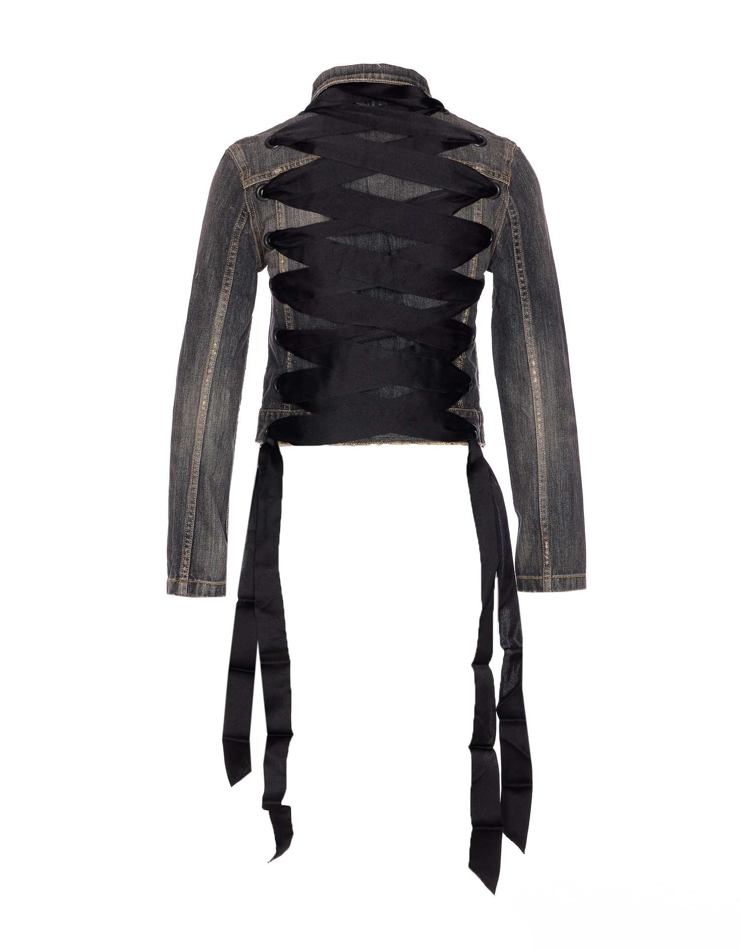 バレンシアガ Balenciaga Lace Up Jacket Women's Lace-up Jacket in Black | Balenciaga US