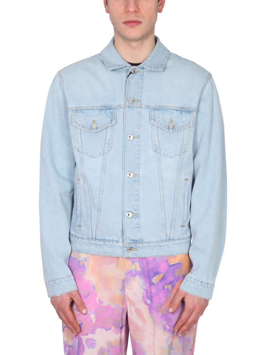 MSGM テラヘテニムショツ 3042MDB142LT217484 84 MSGM Logo Print Jacket | italist