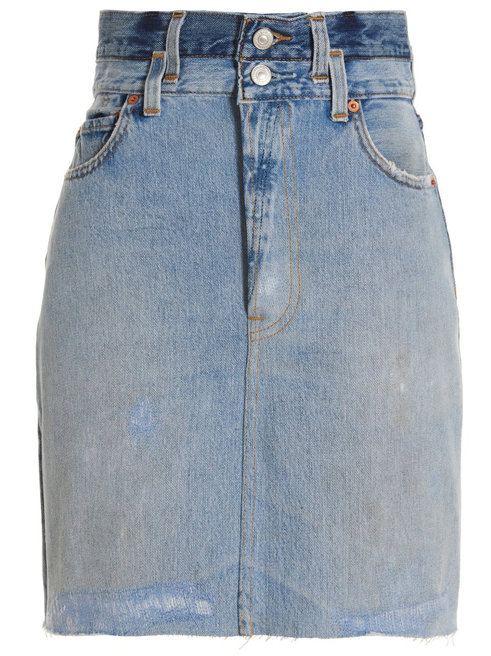 【送料&関税込】RE/DONE double Waisted Pencil Re Done X Levi RE/DONE 'double Waisted Pencil' Re Done X Levi's Skirt