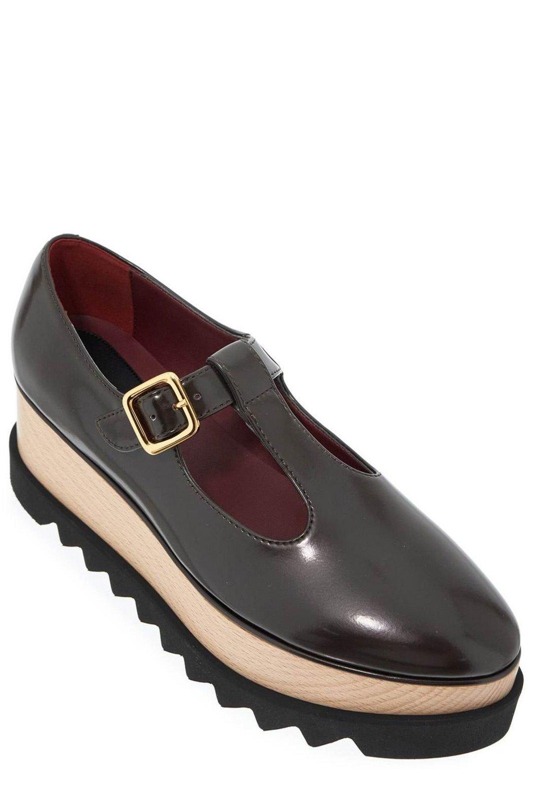 StellaMccartney★ Elyse T-Bar Platform Mary Janes Women Black Elyse T-Bar Platform Mary Janes | Stella
