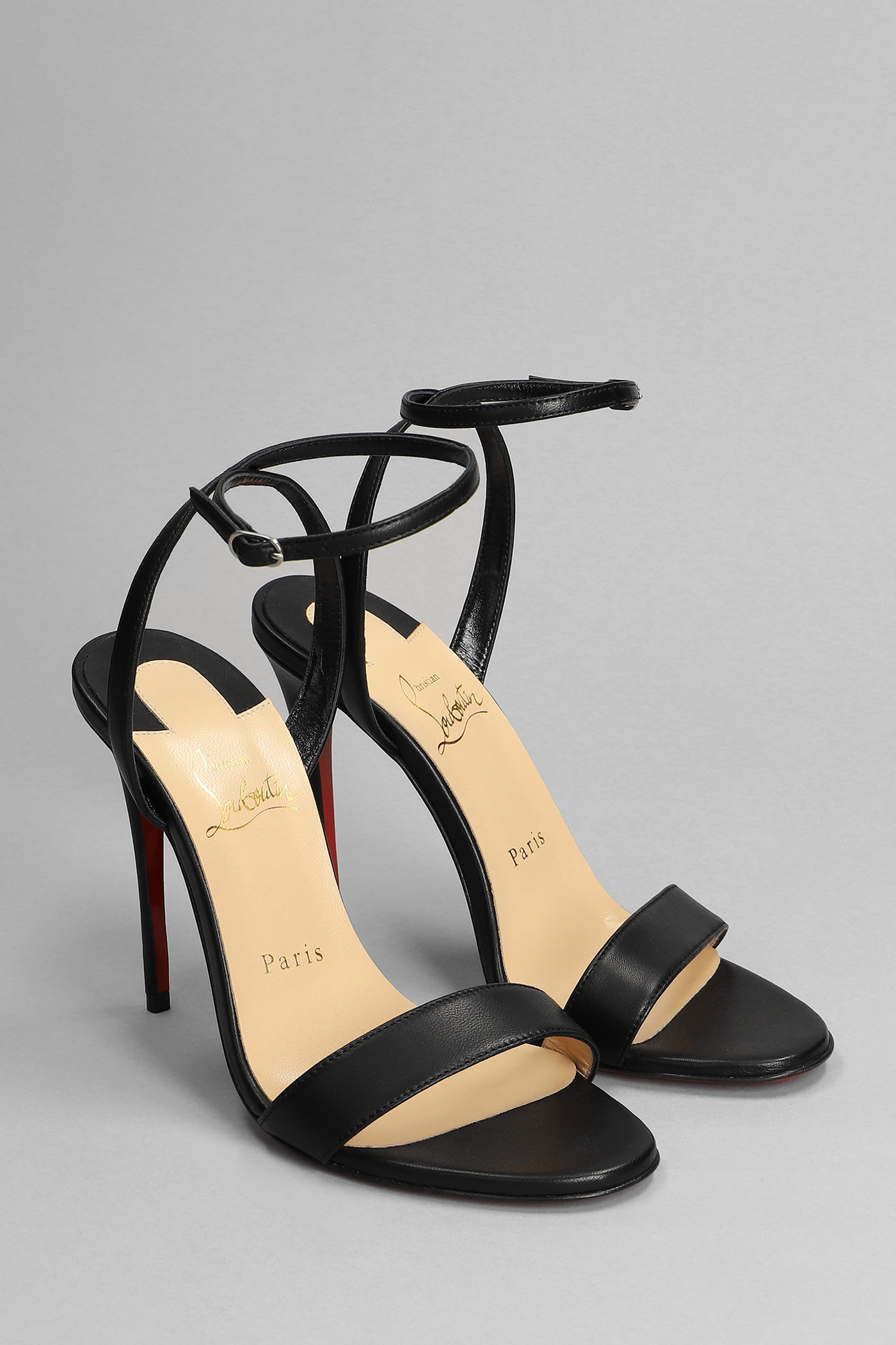 Christian Louboutin Loubigirl 100 Sandals Black / 9.5