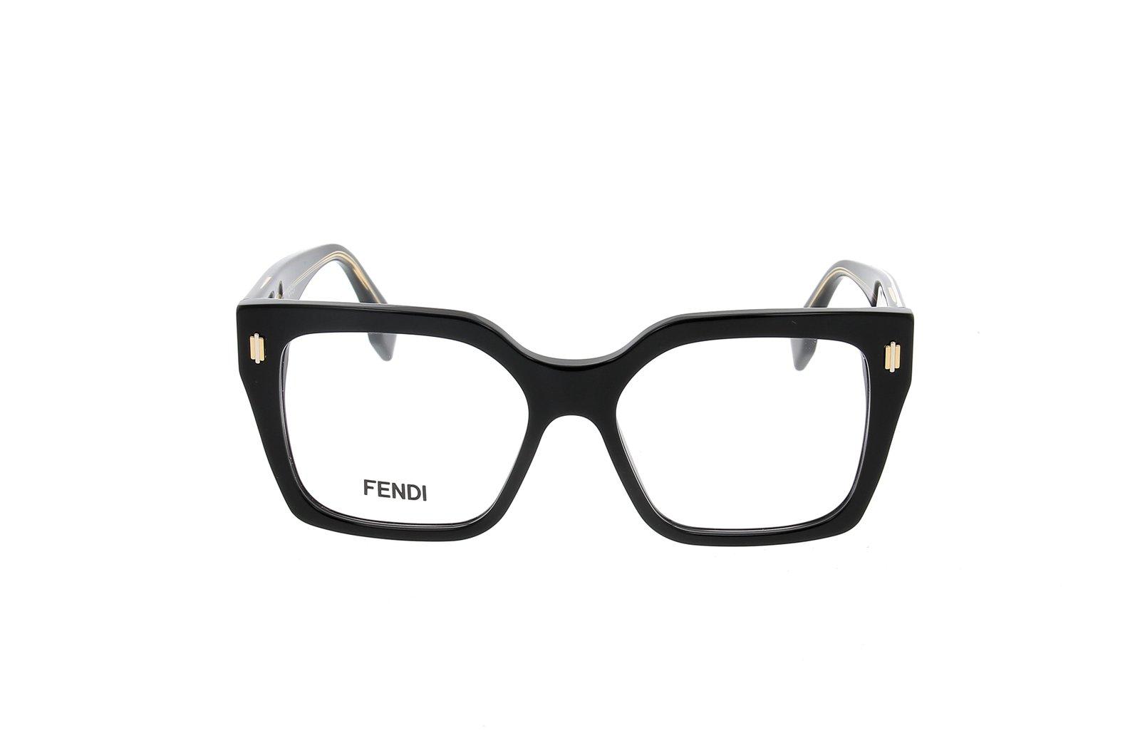 【送料&関税込】Fendi Square Frame Glasses Fendi Square Frame Glasses | italist