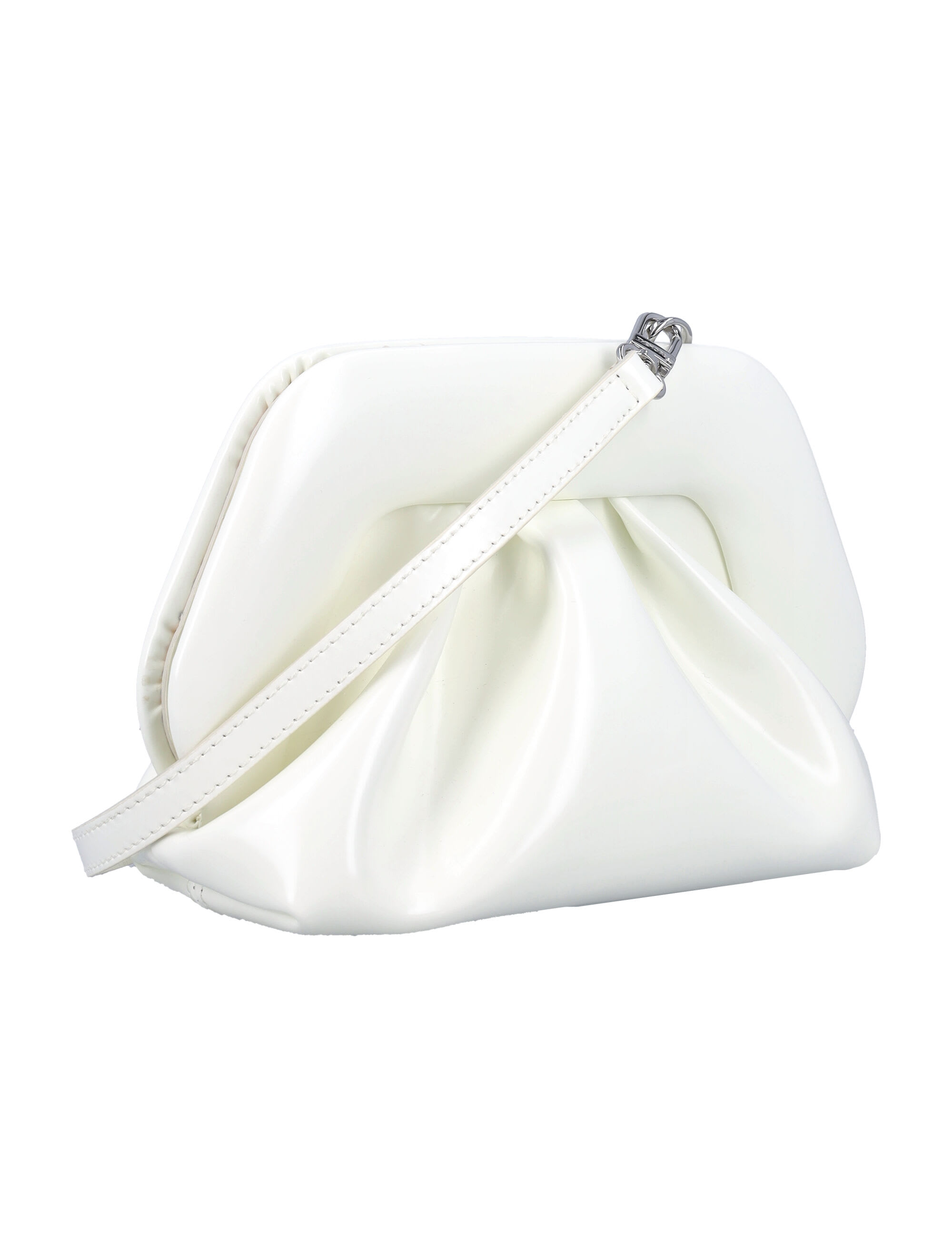 バッグ L'Appartement THEMOIRE GEA CLUTCH BAG Buy THEMOIRè Neutral Gea Clutch Bag in Vegan Fabric For