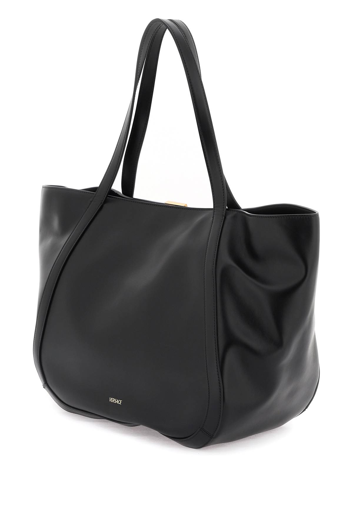 トートバッグ VERSACE FW23 GREEK GODDESS BAG (1011178_1A051341B00V) Versace Large Greca Goddess Tote Bag | Black | FARFETCH