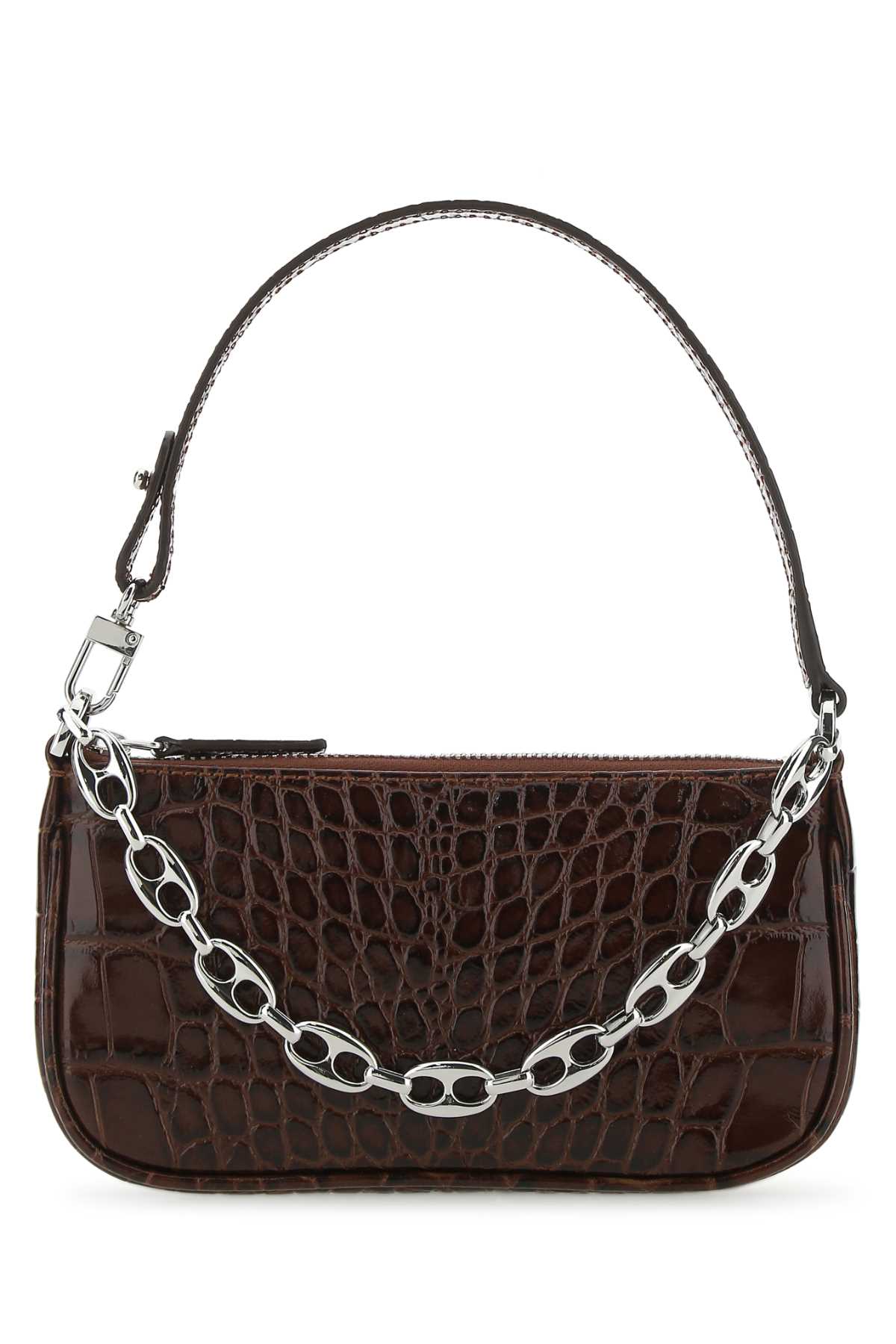 トートバッグ BY FAR Chocolate Leather Mini Rachel Handbag BY FAR Chocolate Leather Mini Rachel Handbag | italist