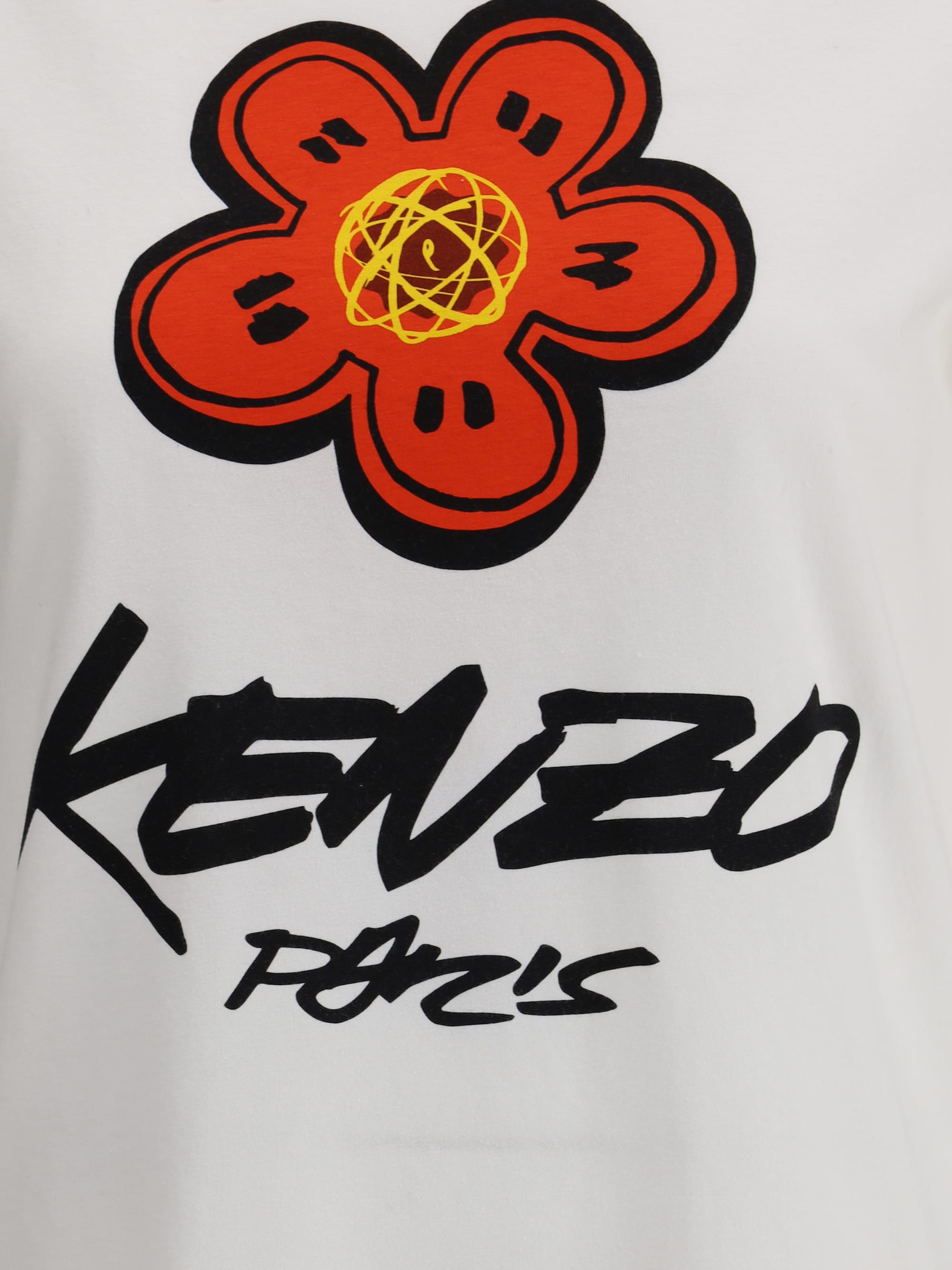【関税&送料込】Kenzo Kenzo Futura Print T-Shirt Kenzo/ケンゾー｜'Futura' Tシャツ