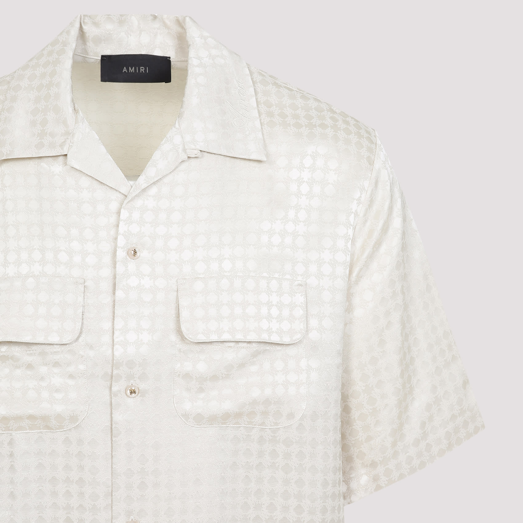 アミリ Amiri Quad Jacquard Camp Shirt AMIRI Quad Jacquard Camp Shirt | italist