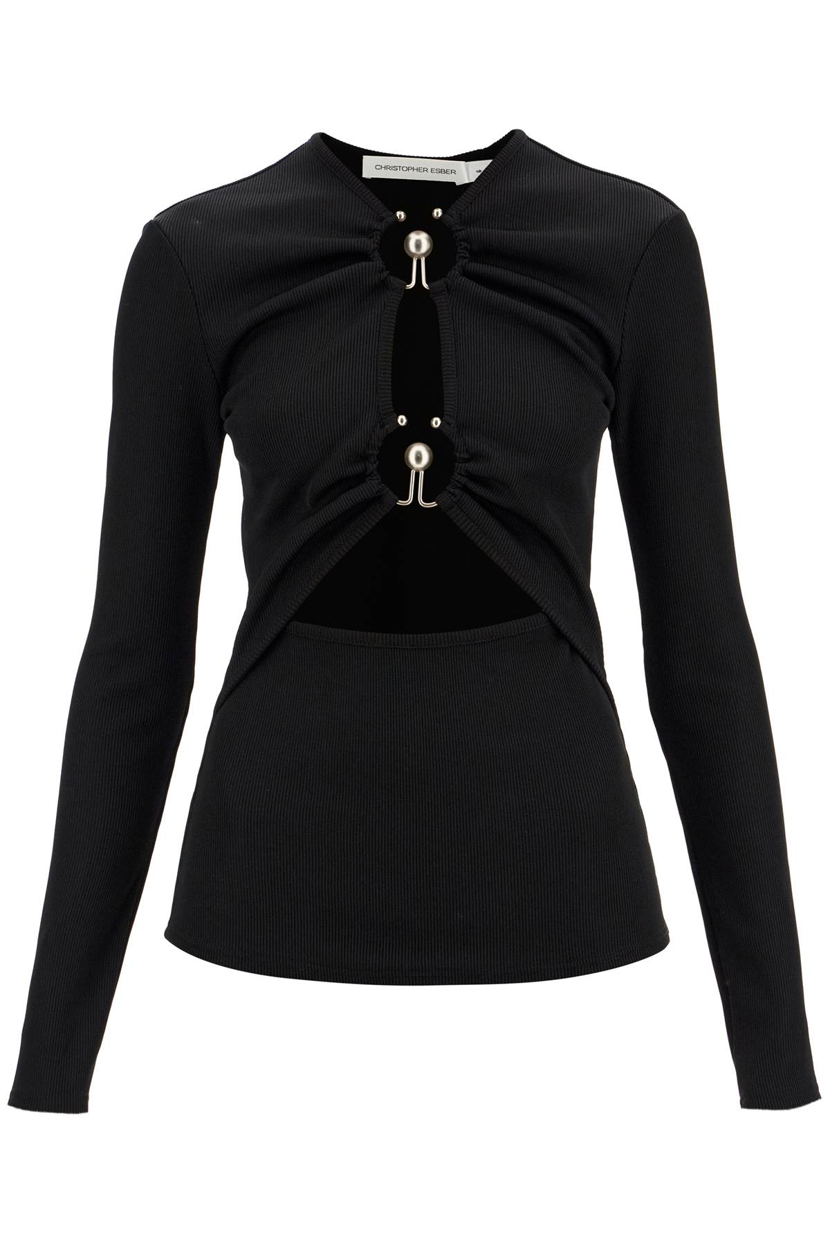 Christopher Esber Long-sleeved Orbit Ruched | italist