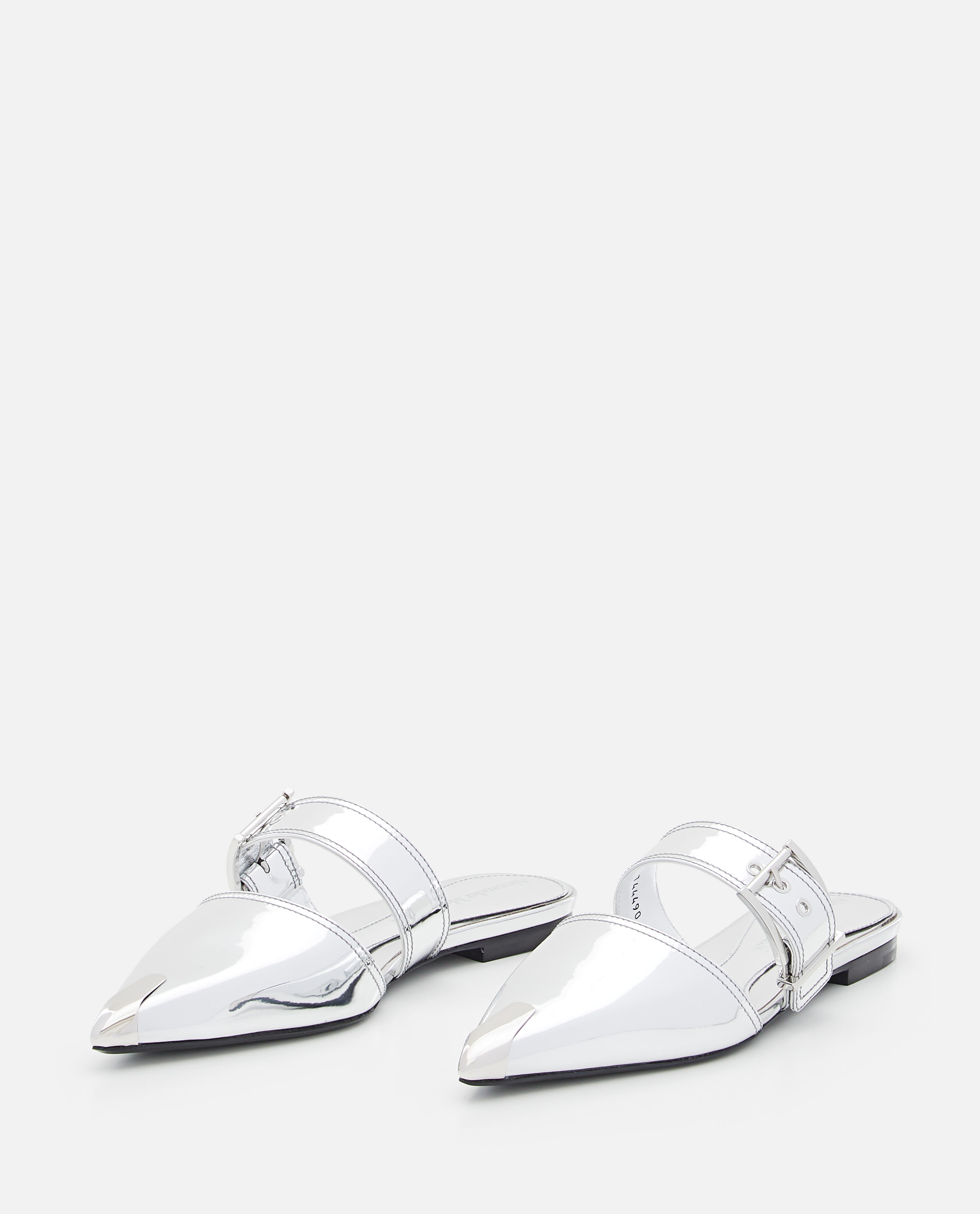 【関税込み】alexander mcqueen 'Mirror' sandals Alexander McQueen Mirror Pointed Open Back Sandals | italist