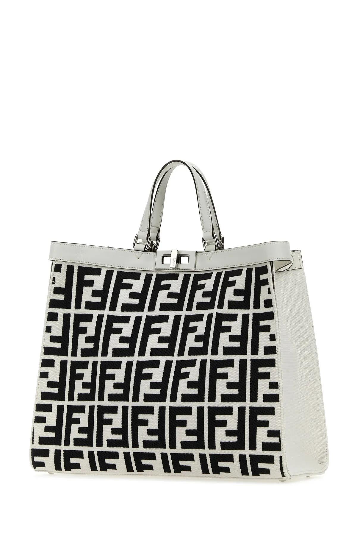 Fendi Embroidered Fabric X-tote Shopping Bag | italist, ALWAYS