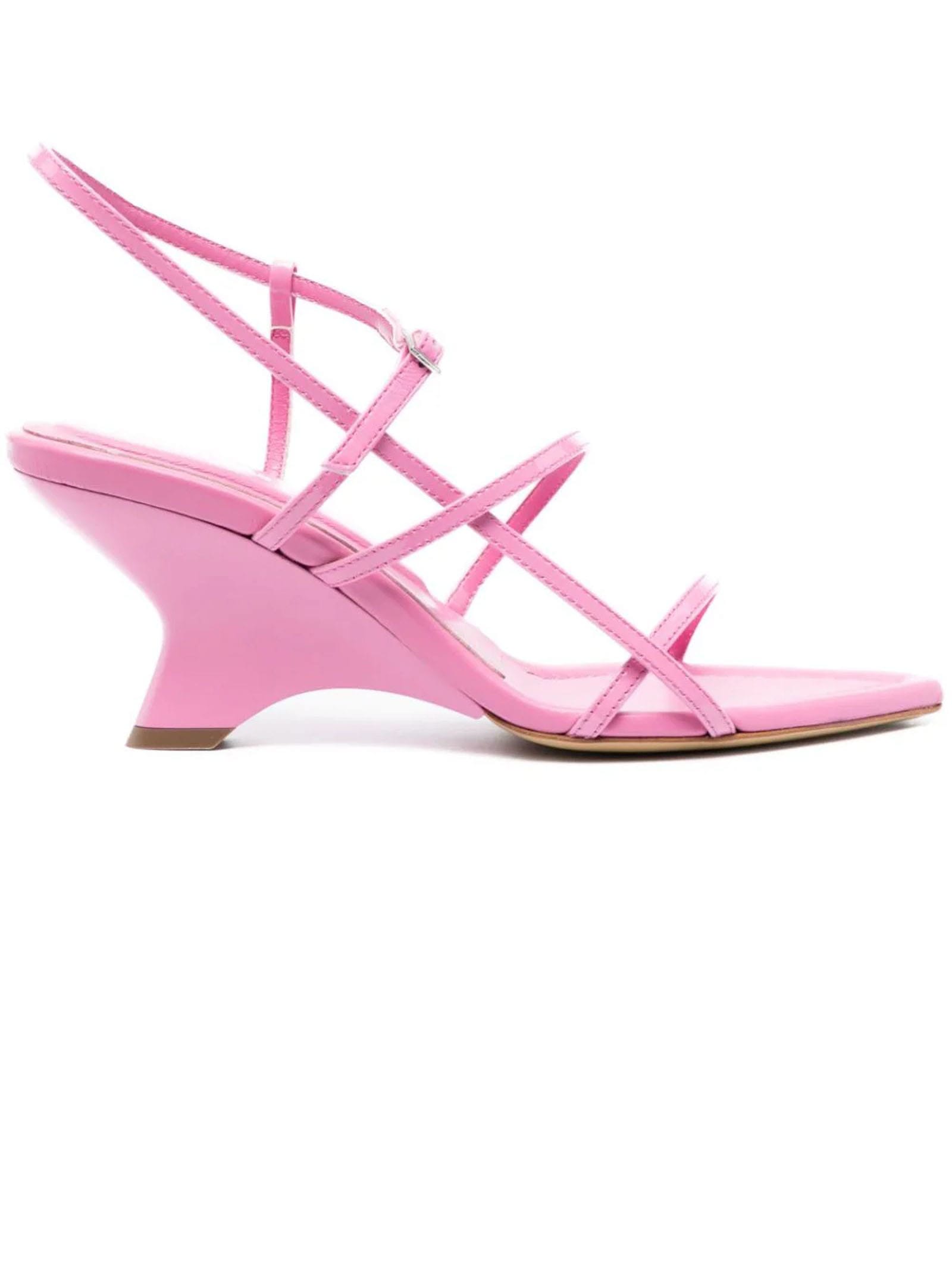 VIP【関税送料無料】希少 GIABORGHINI PINK LEATHER 26 SANDALS da10ea34a0f292b99002208aef99dd