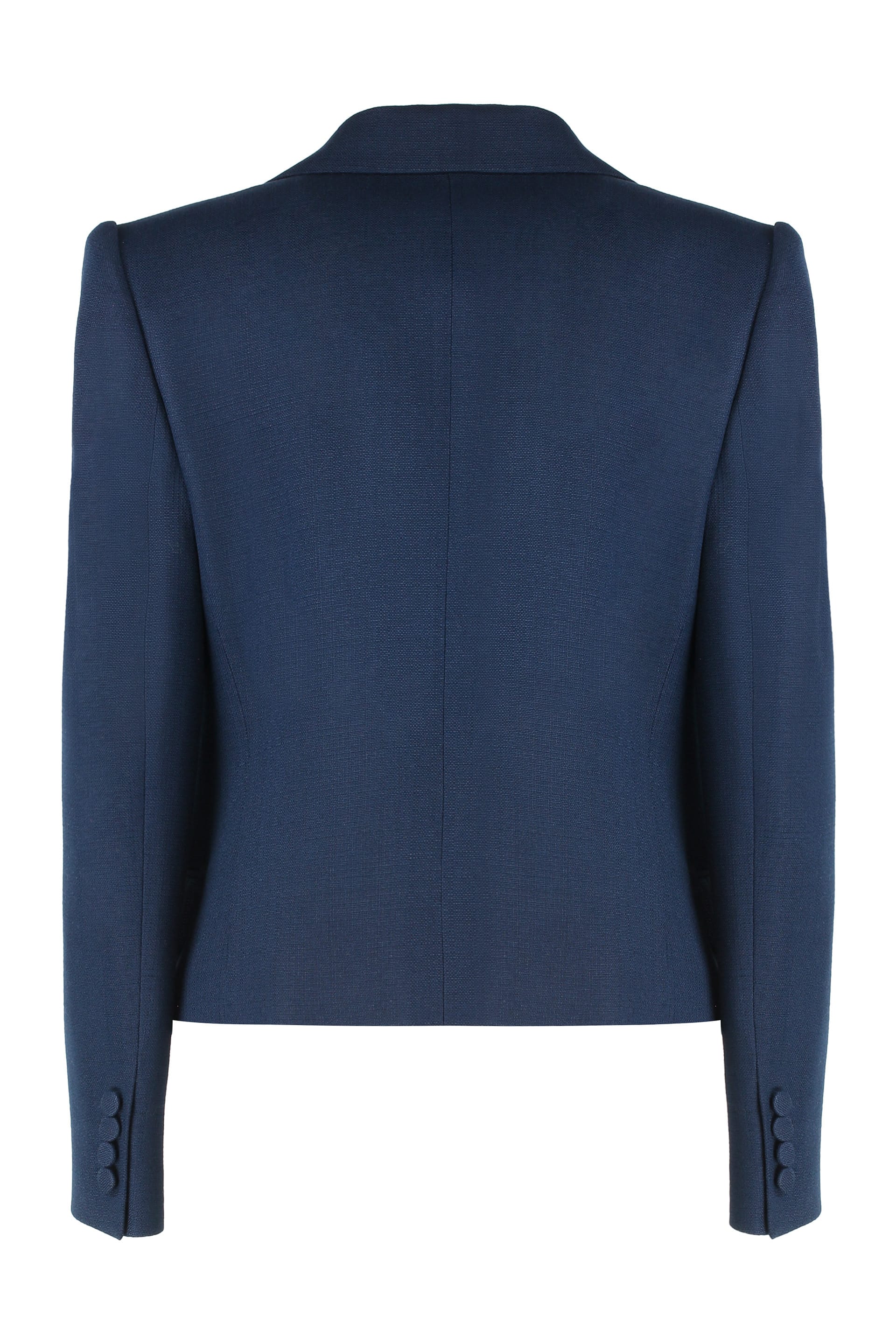ジャケット VALENTINO SS25 CROPPED JACKET BOW (6B0CEI3298T 9QL) Viscose Jacket With Bow for Woman in Provence Blue