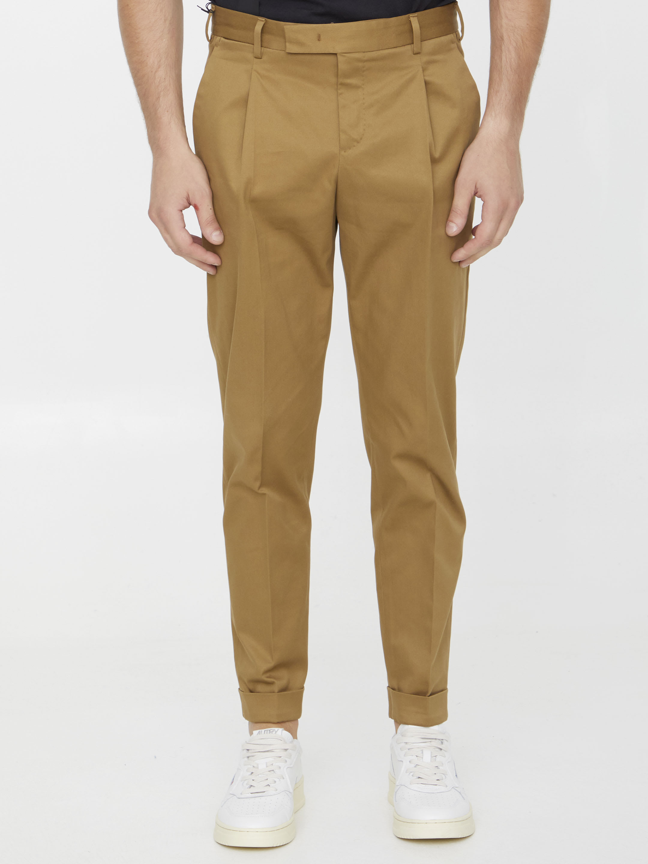 PT01 Beige Wool Trousers | italist