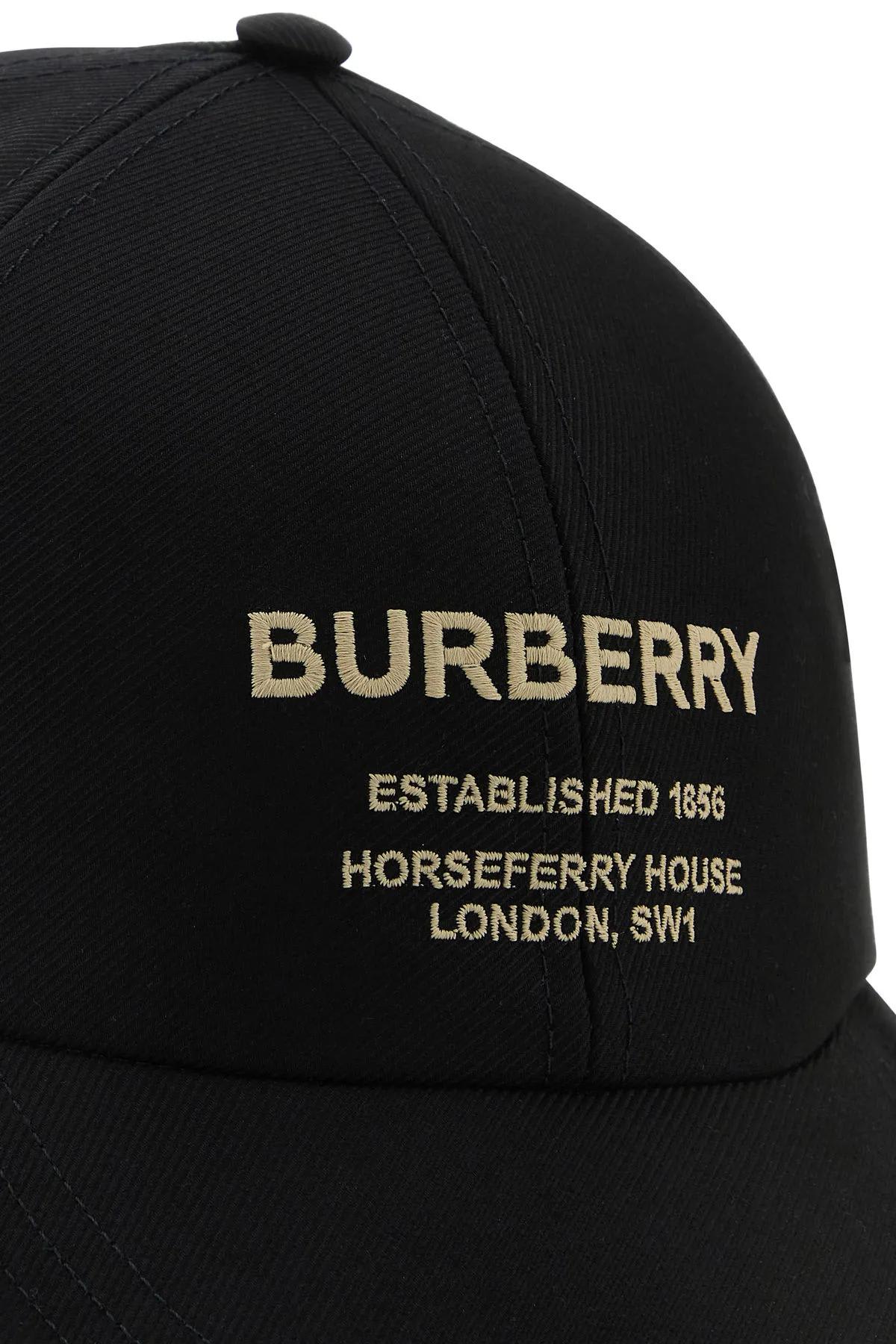 【関税&送料込】Burberry Black Cotton Baseball Cap NEW WITH TAGS Burberry BLACK Monogram Motif Baseball Cap | eBay
