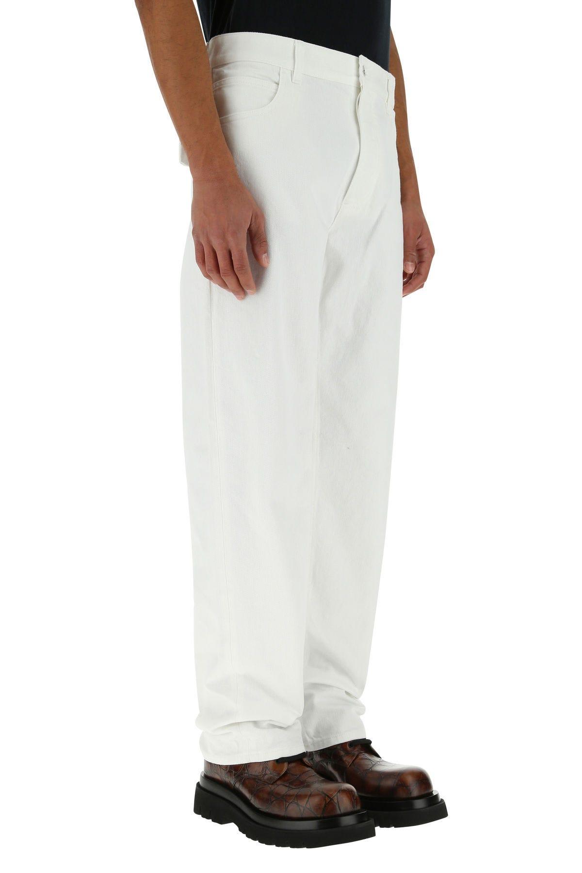 デニム・ジーパン BOTTEGA VENETA WHITE DENIM JEANS Bottega Veneta White Denim Jeans | italist