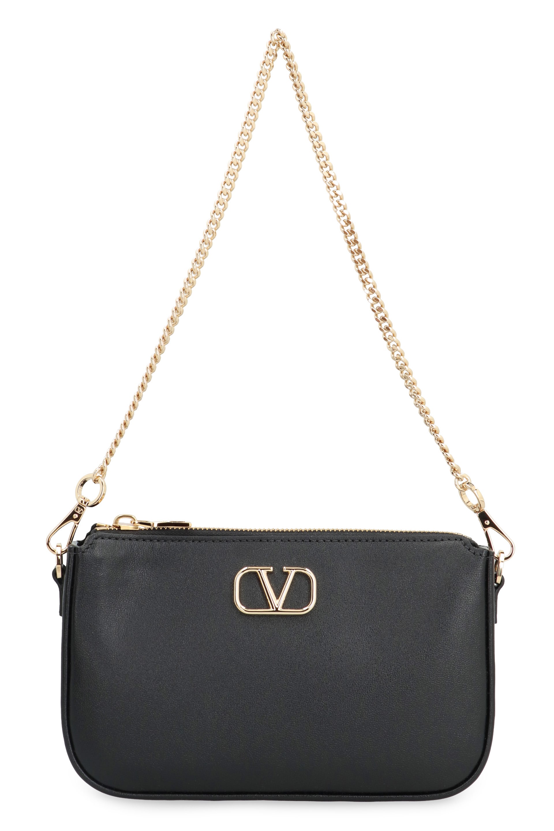 Valentino Garavani Vlogo Signature Leather Crossbody Bag