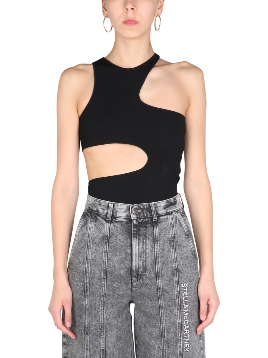 Tシャツ・カットソー STELLA MCCARTNEY COMPACT TOP WITH CUT OUT DETAILS Stella McCartney Compact Top With Cut Out Details | italist