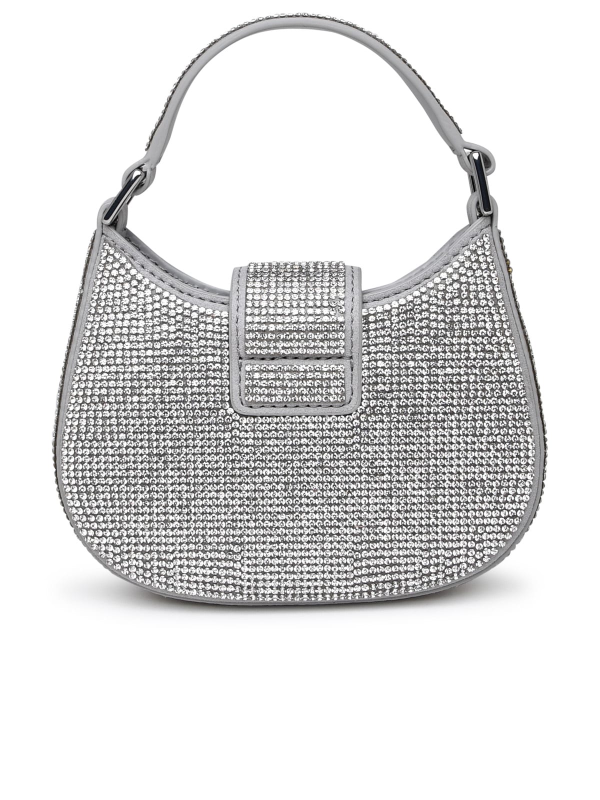 SALE【selr-portrait】ラインストーンマイクロクレセントバッグ Black Rhinestone Micro Crescent Bag – self-portrait-US