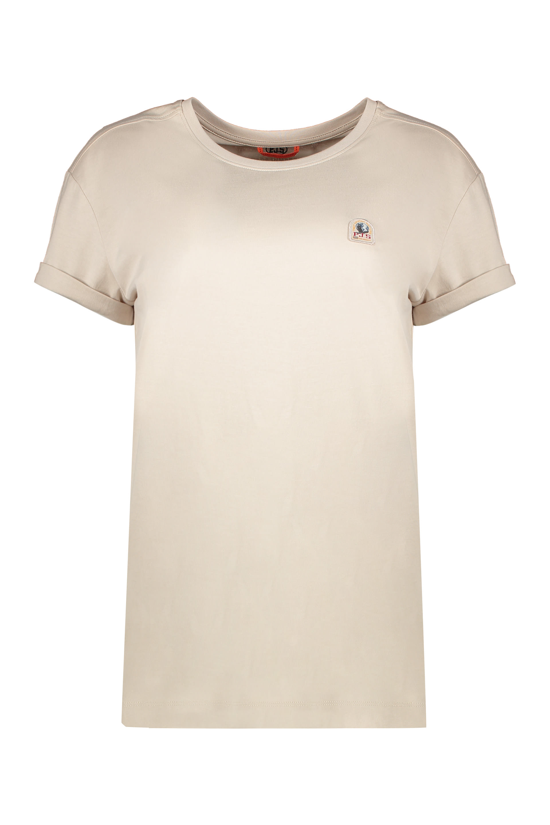PARAJUMPERS｜SHORT-SLEEVED ROUND NECK T-SHIRTS (SPACE TE SPACE - T-SHIRT WHITE | Parajumpers®