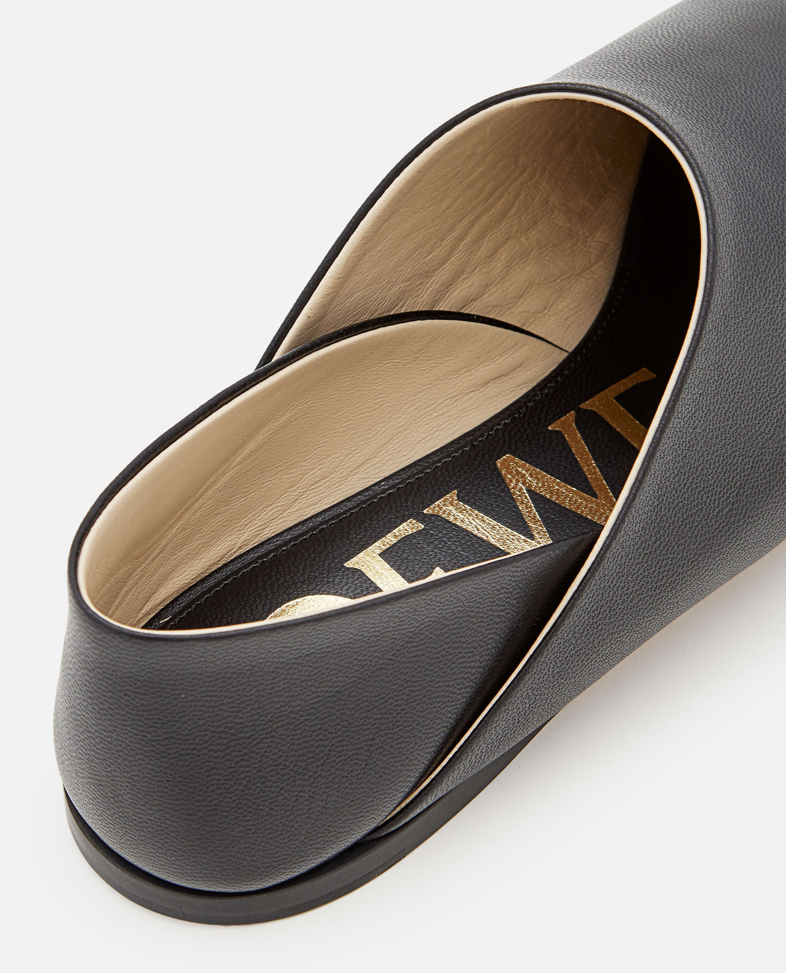 VIP【送料関税込】LOEWE Loewe Toy Leather Slippers Toy leather slippers in black - Loewe | Mytheresa