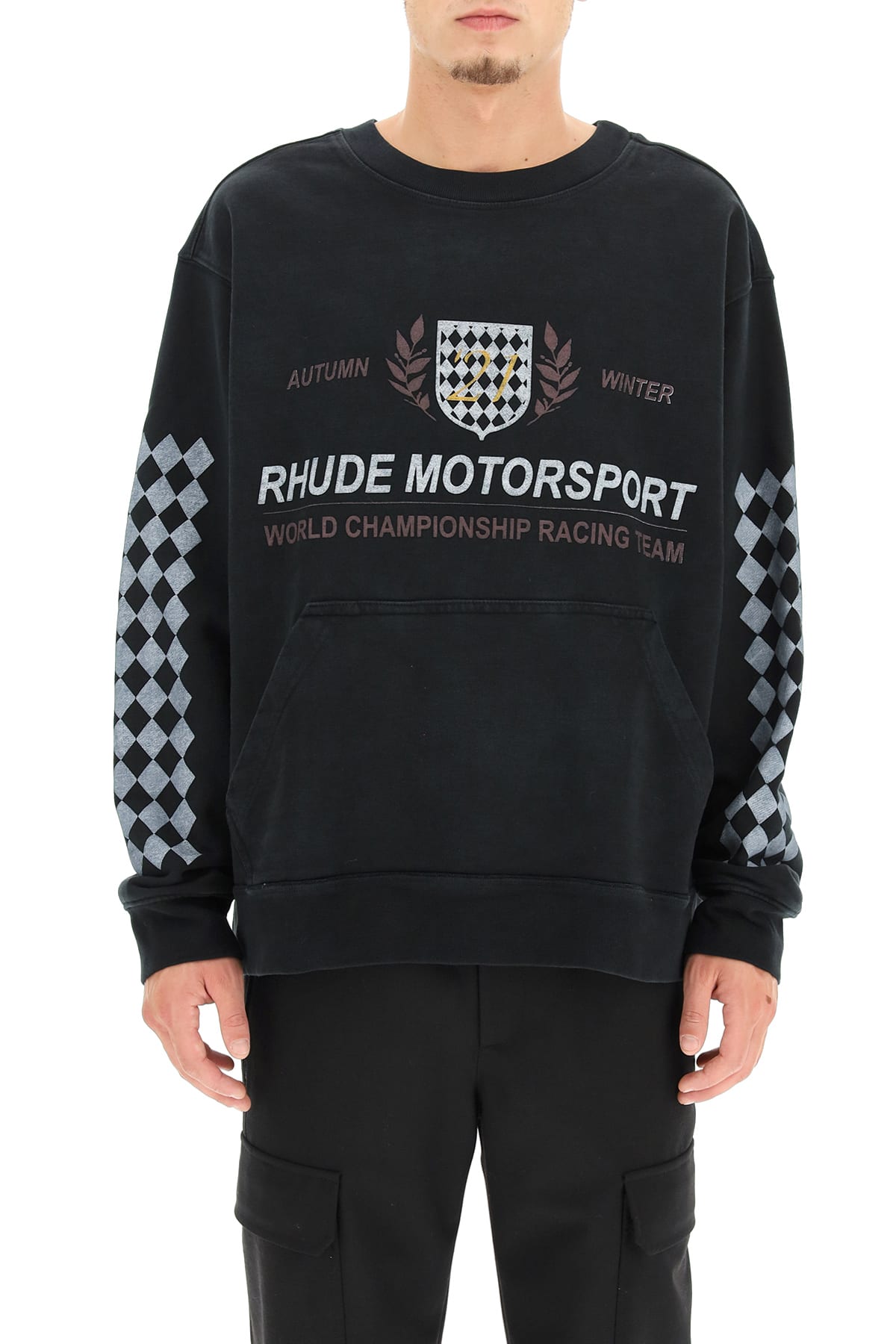 Rhude Motor Crest Print Sweatshirt | italist