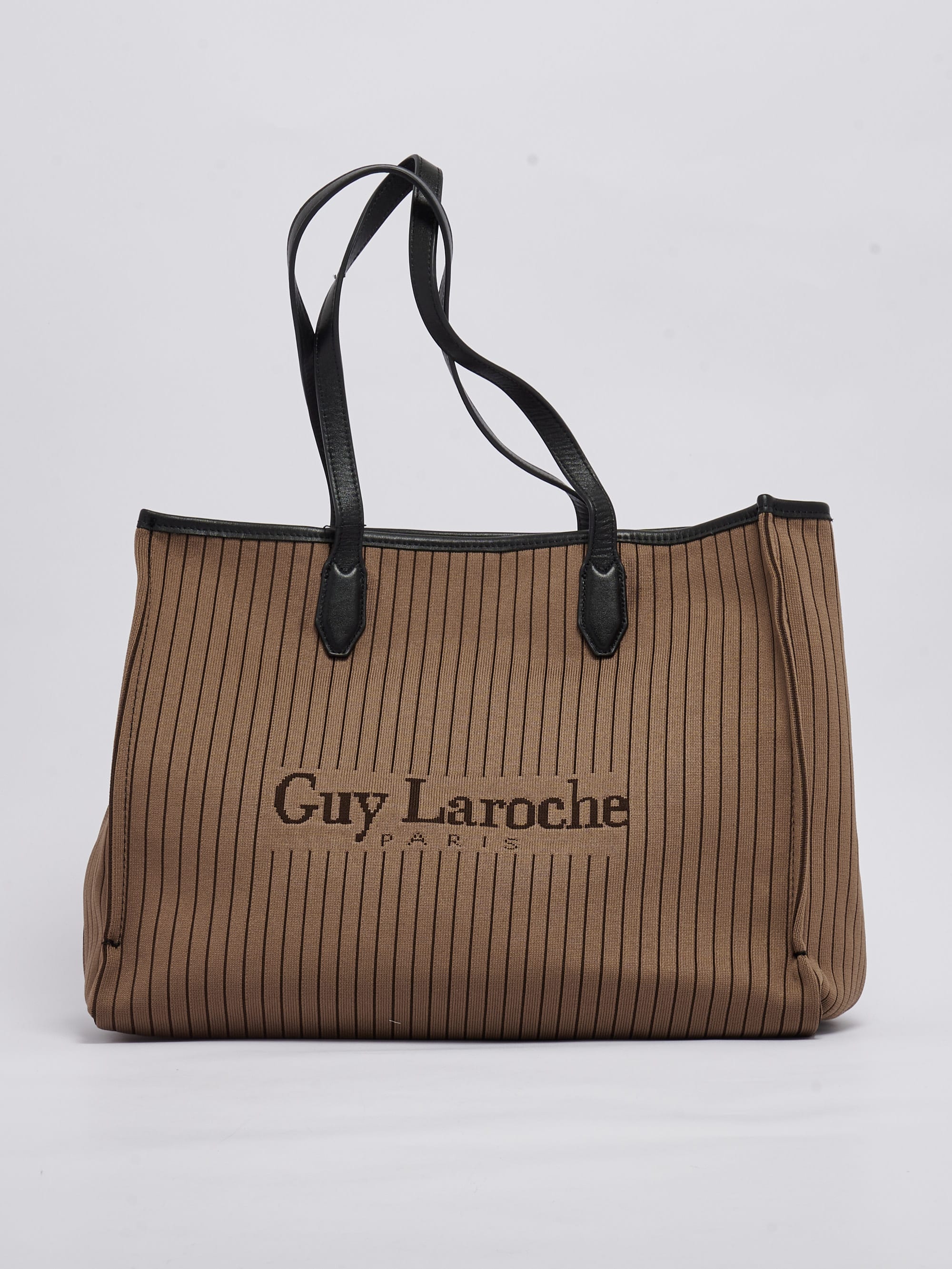 Guy Laroche Fabric Shoulder Bag In Black