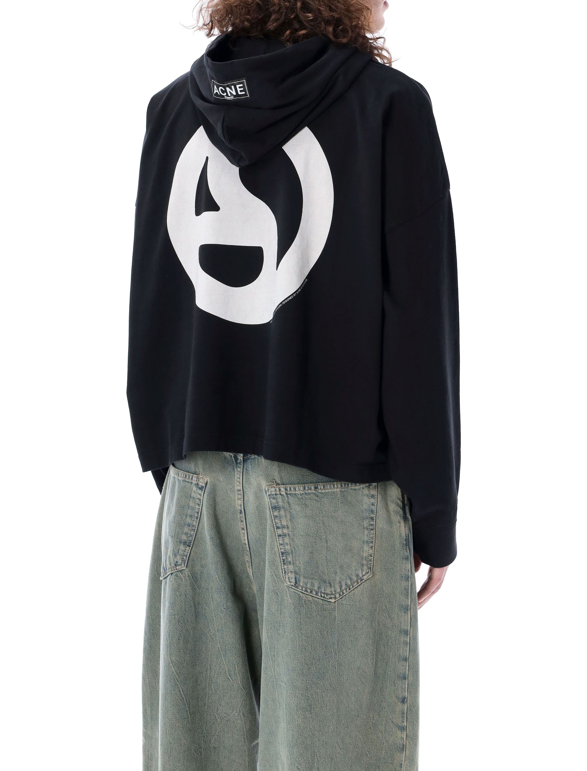 【送料&関税込】Acne Studios Logo Printed Drawstring Hoodie Acne Studios Logo Printed Drawstring Hoodie | italist