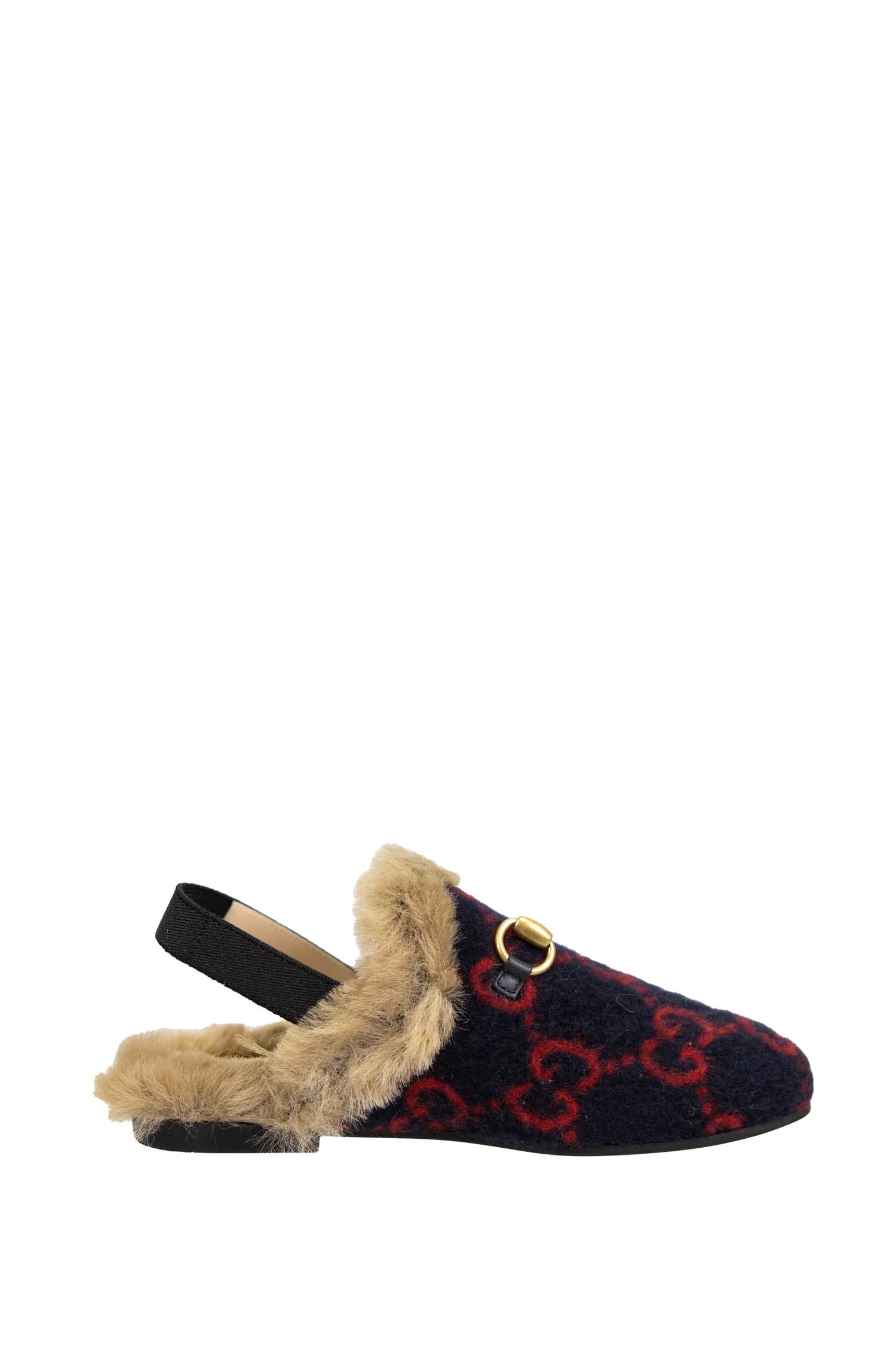 Gucci - GG faux fur slippers Gucci