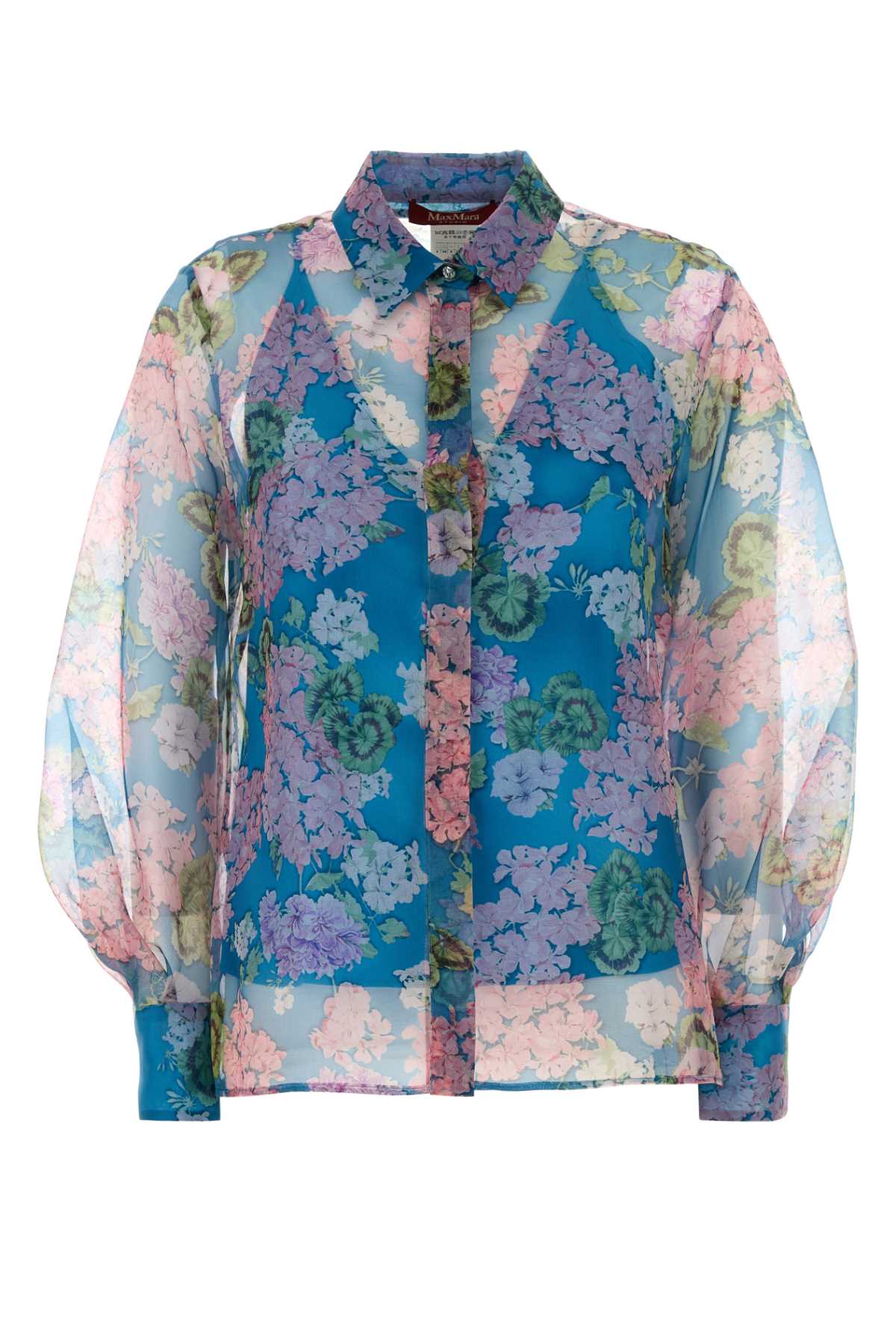 Tシャツ・カットソー Max Mara Studio Printed organza Barnaba shirt dc8f7f0f902aebac5ae8e7489778b3