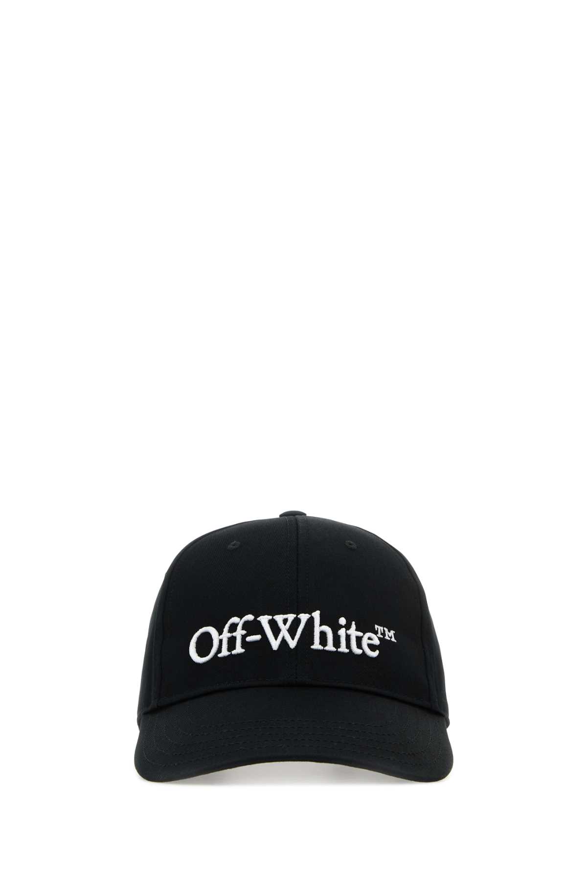 Off-White Black Cotton Baseball Cap | italist