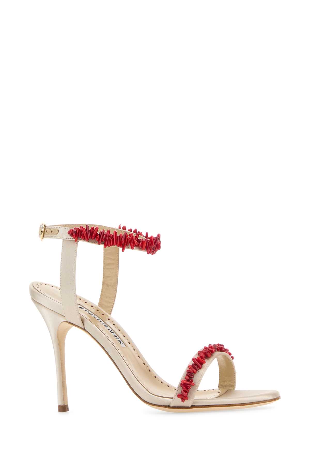 【送料&関税込】Manolo Blahnik Sand Satin Cienzan Sandals Manolo Blahnik Sand Satin Cienzan Sandals | italist, ALWAYS