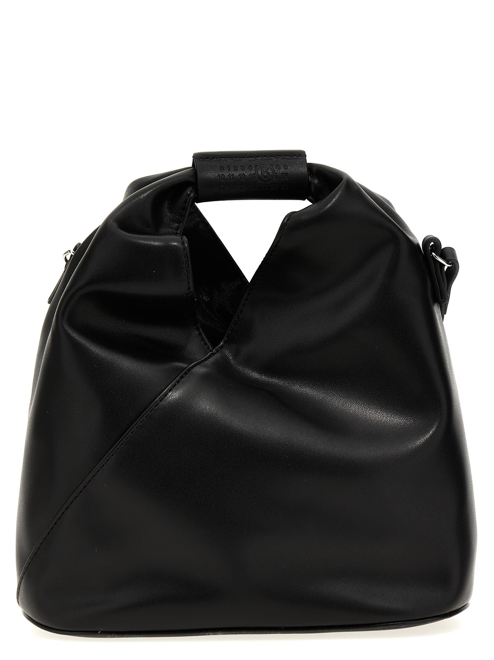 Maison Margiela Leather Handbag Shoulder Bag Black Unisex